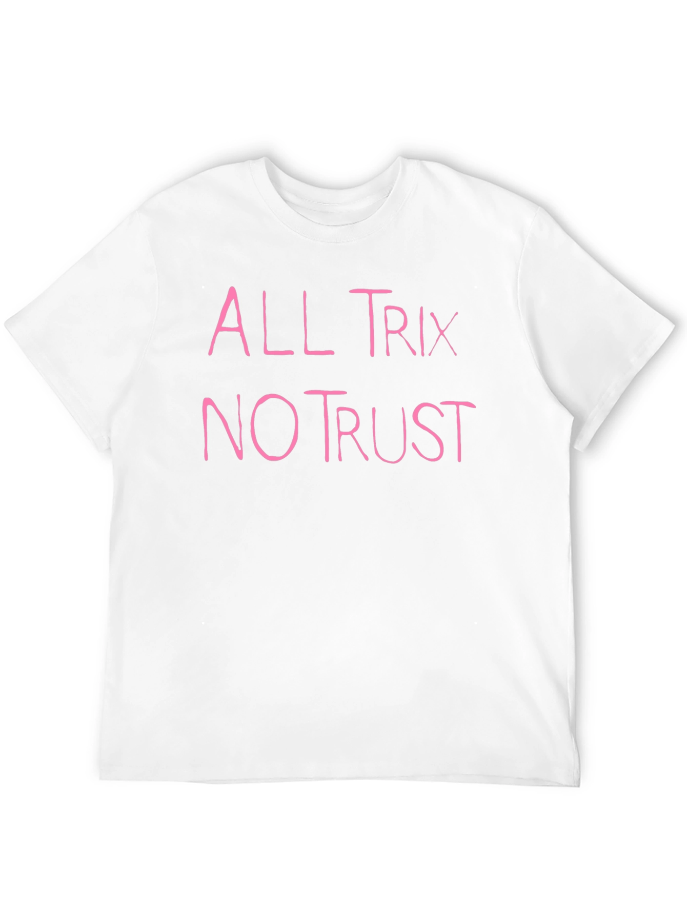 All Trix No Trust Black T-Shirt