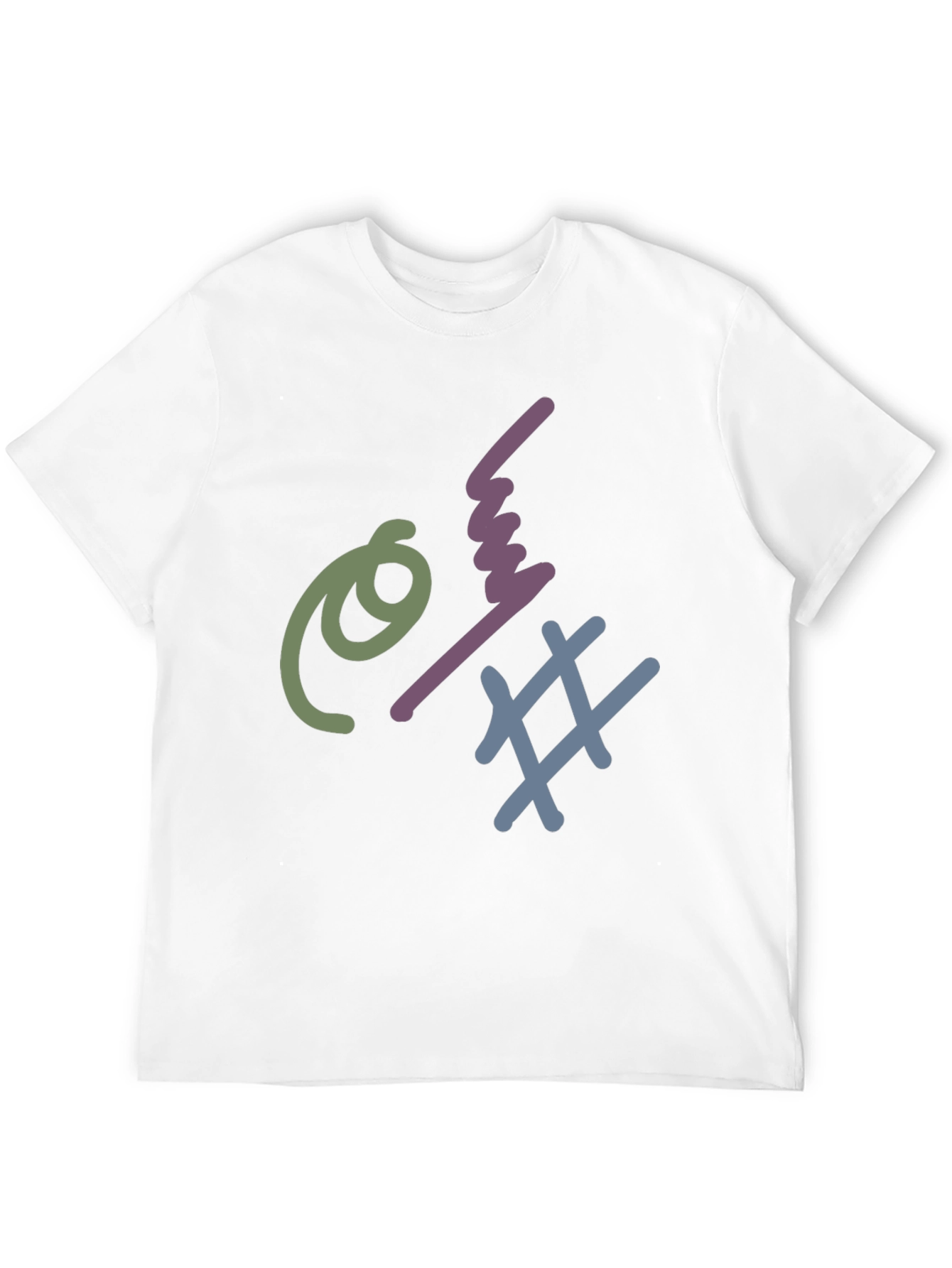 Abstract Graphic Tee - Trendy Design