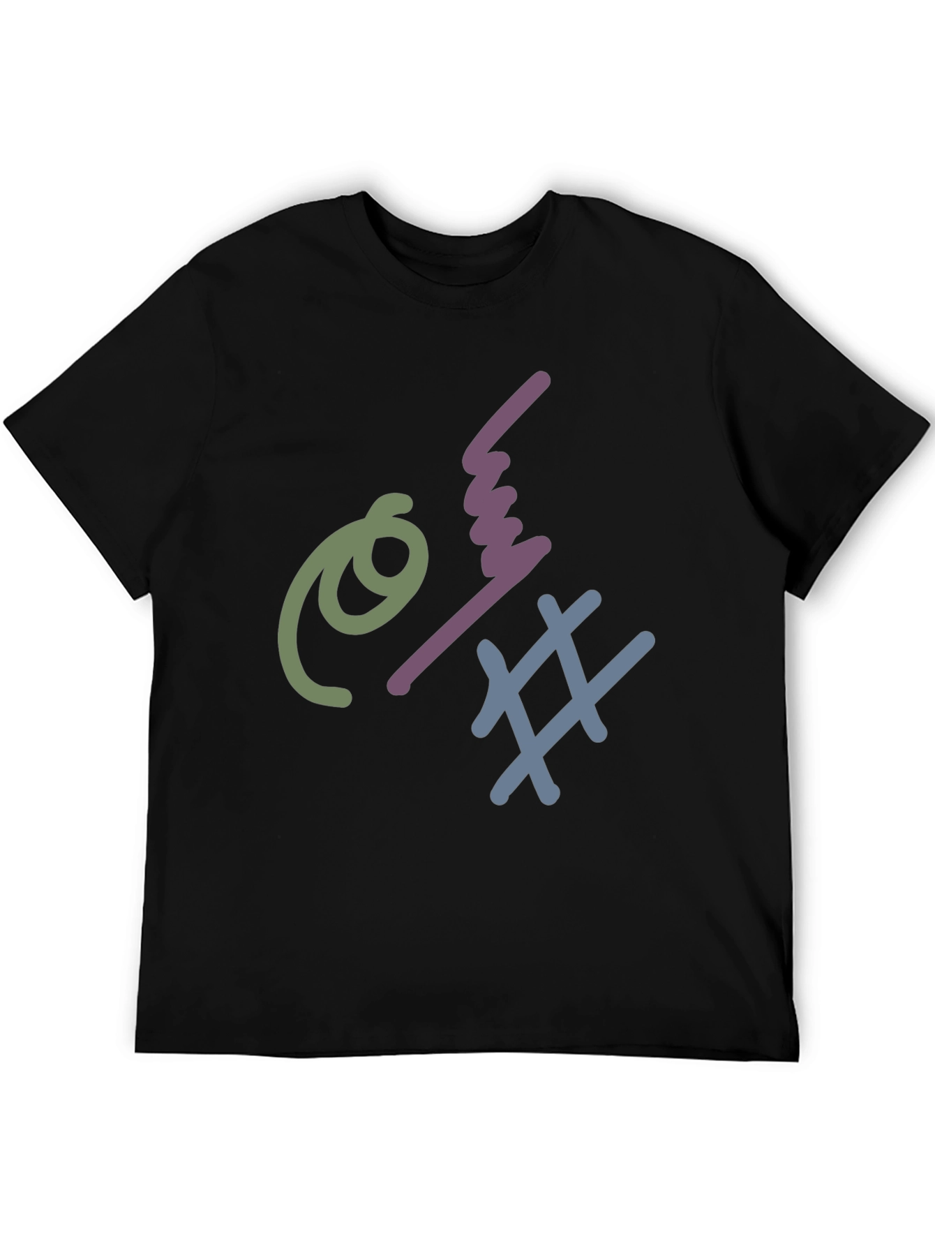 Abstract Graphic Tee - Trendy Design