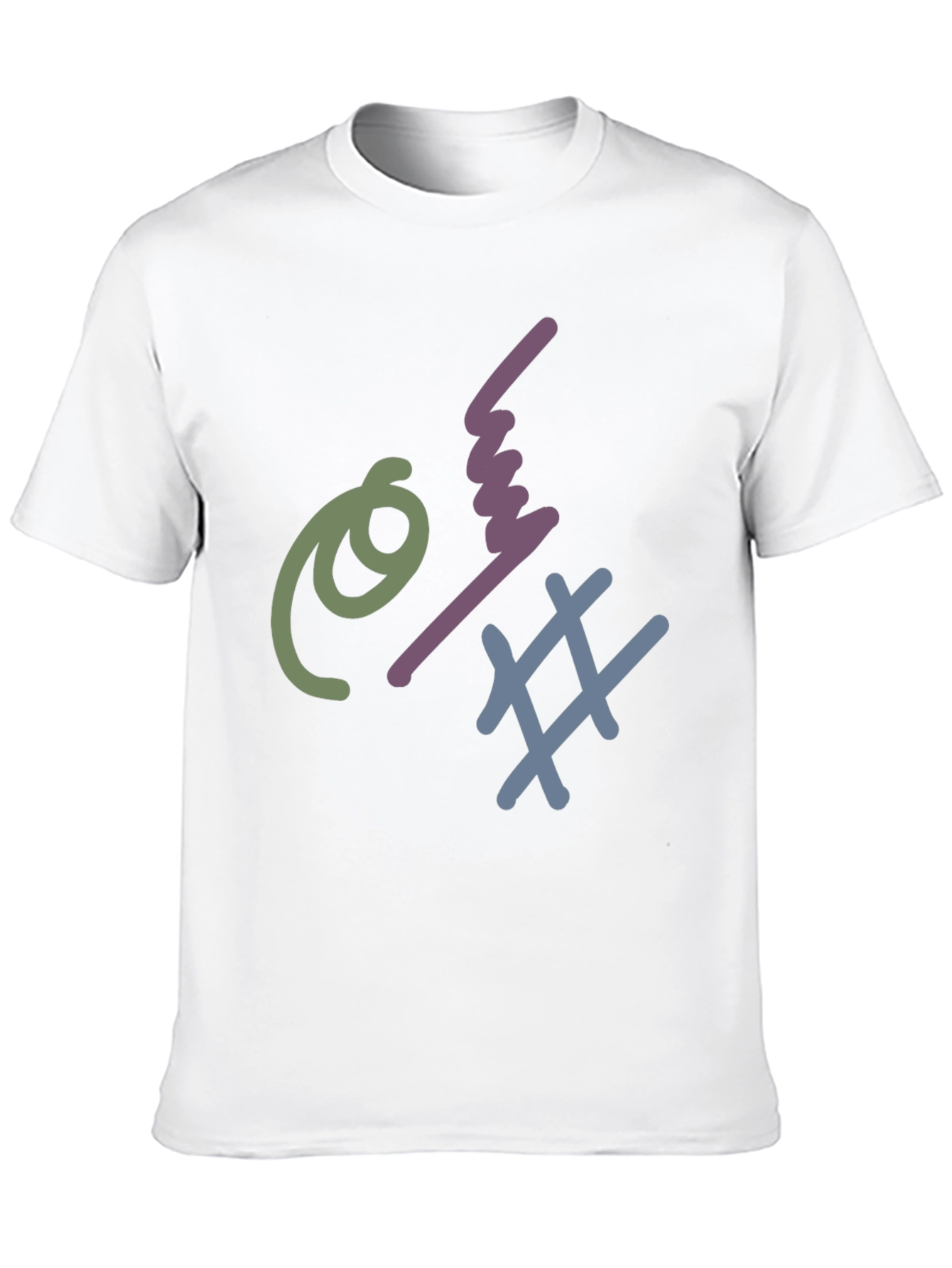 Abstract Graphic Tee - Trendy Design