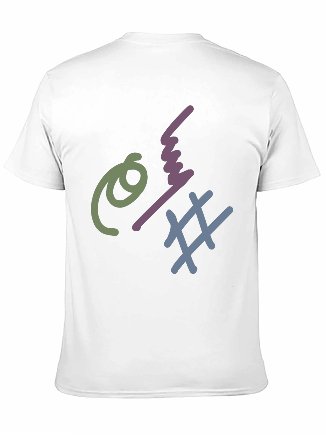Abstract Graphic Tee - Trendy Design