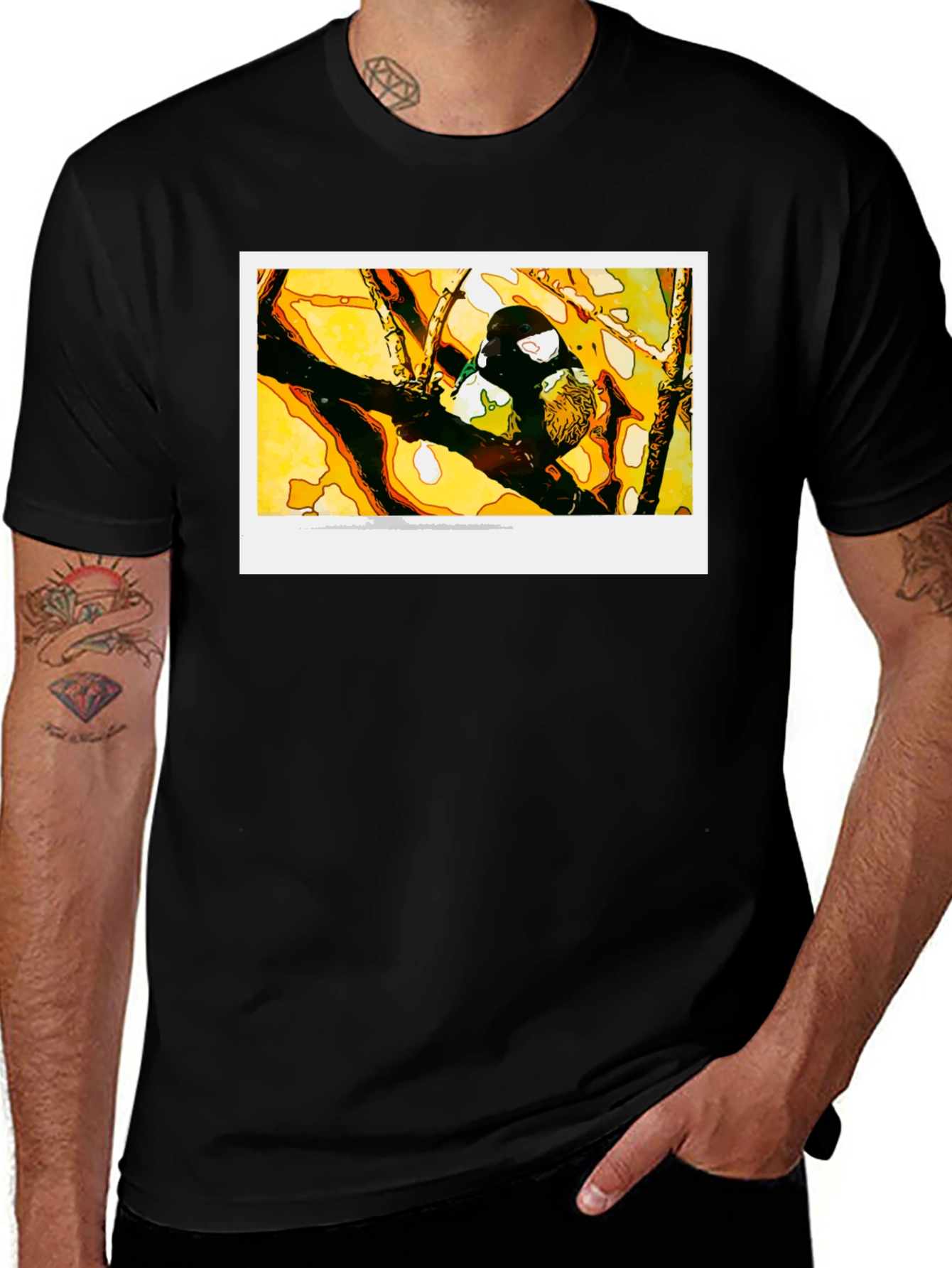 Bird on Branch Graphic Tee