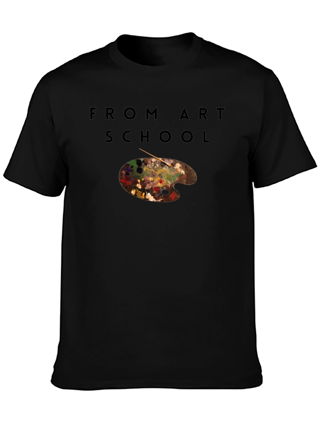 From Art School T-Shirt - Artist Palette Tee
