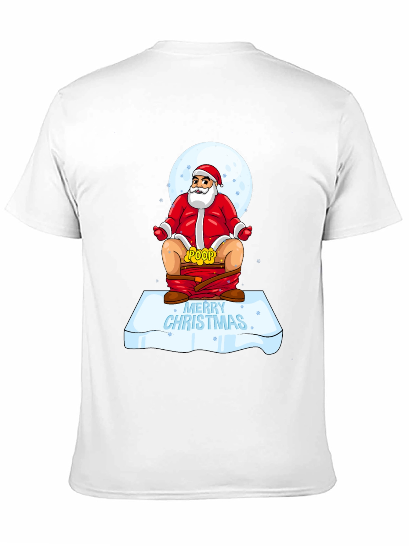Funny Santa Poop Merry Christmas T-Shirt