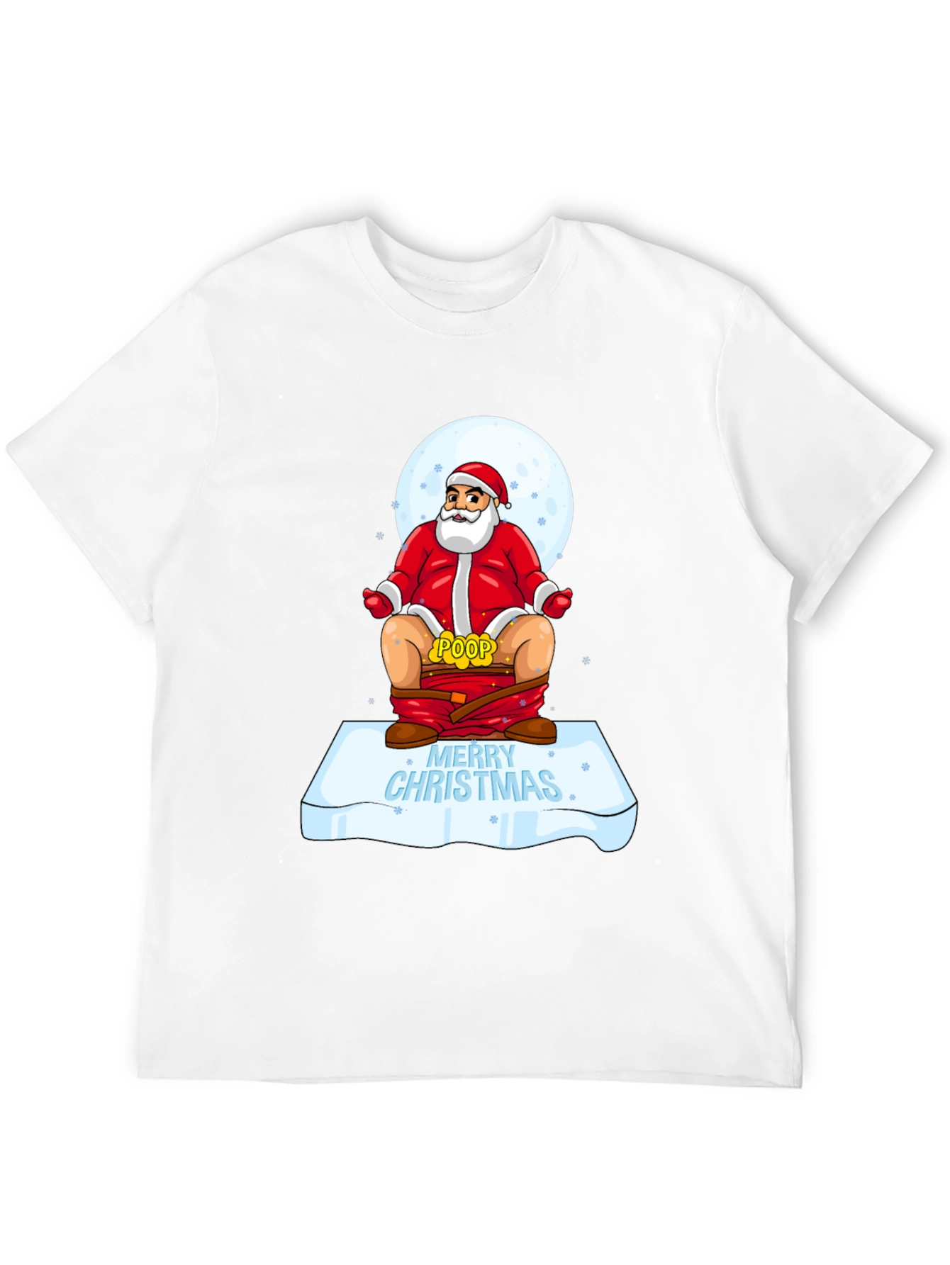 Funny Santa Poop Merry Christmas T-Shirt