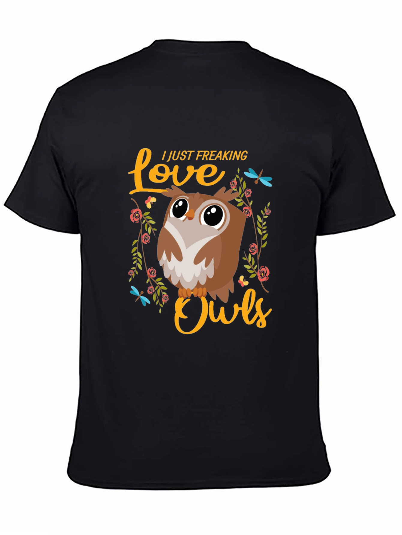 I Love Owls T-Shirt - Cute Graphic Tee