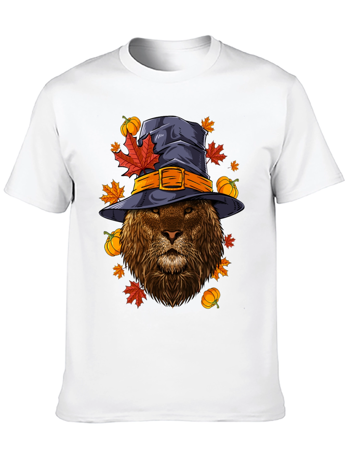 Lion Witch Hat T-Shirt - Autumn Style