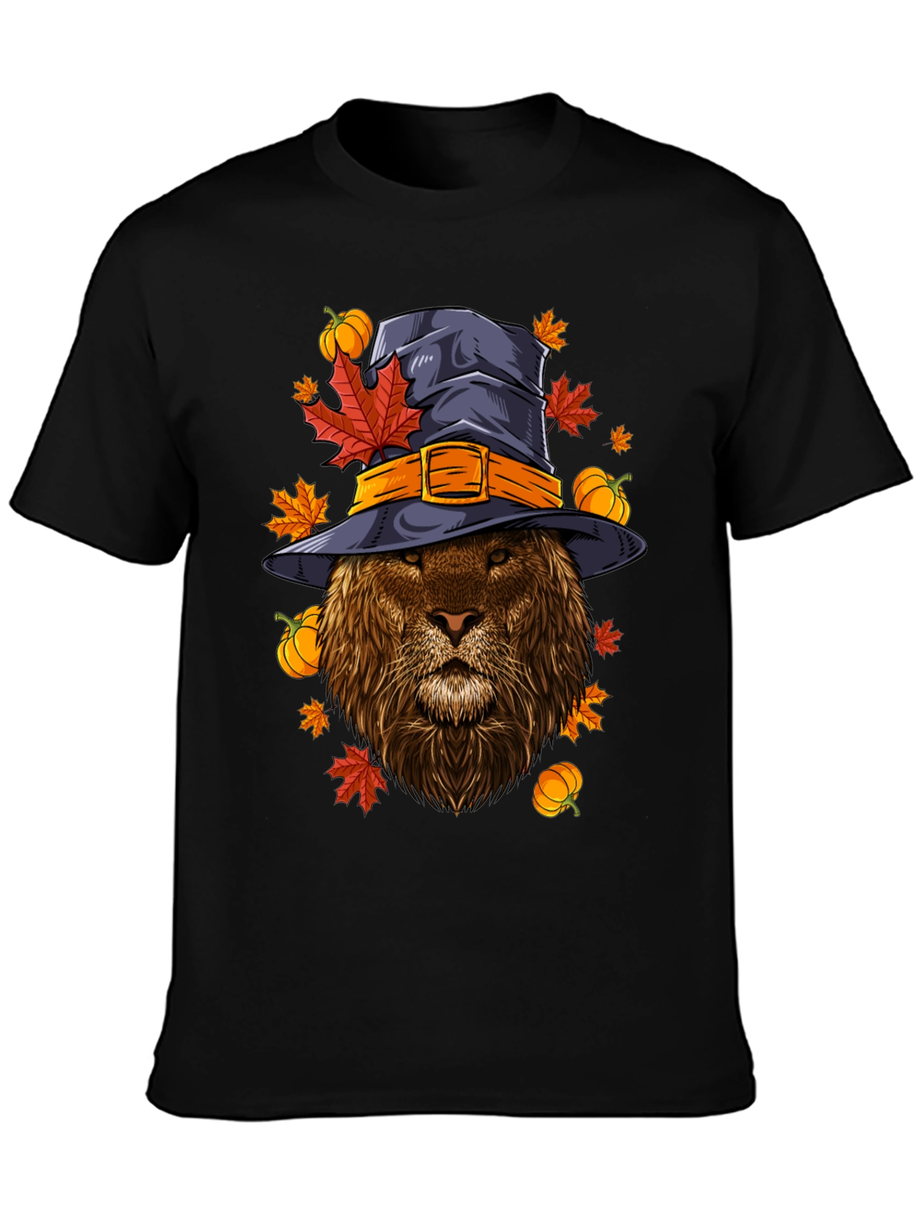 Lion Witch Hat T-Shirt - Autumn Style