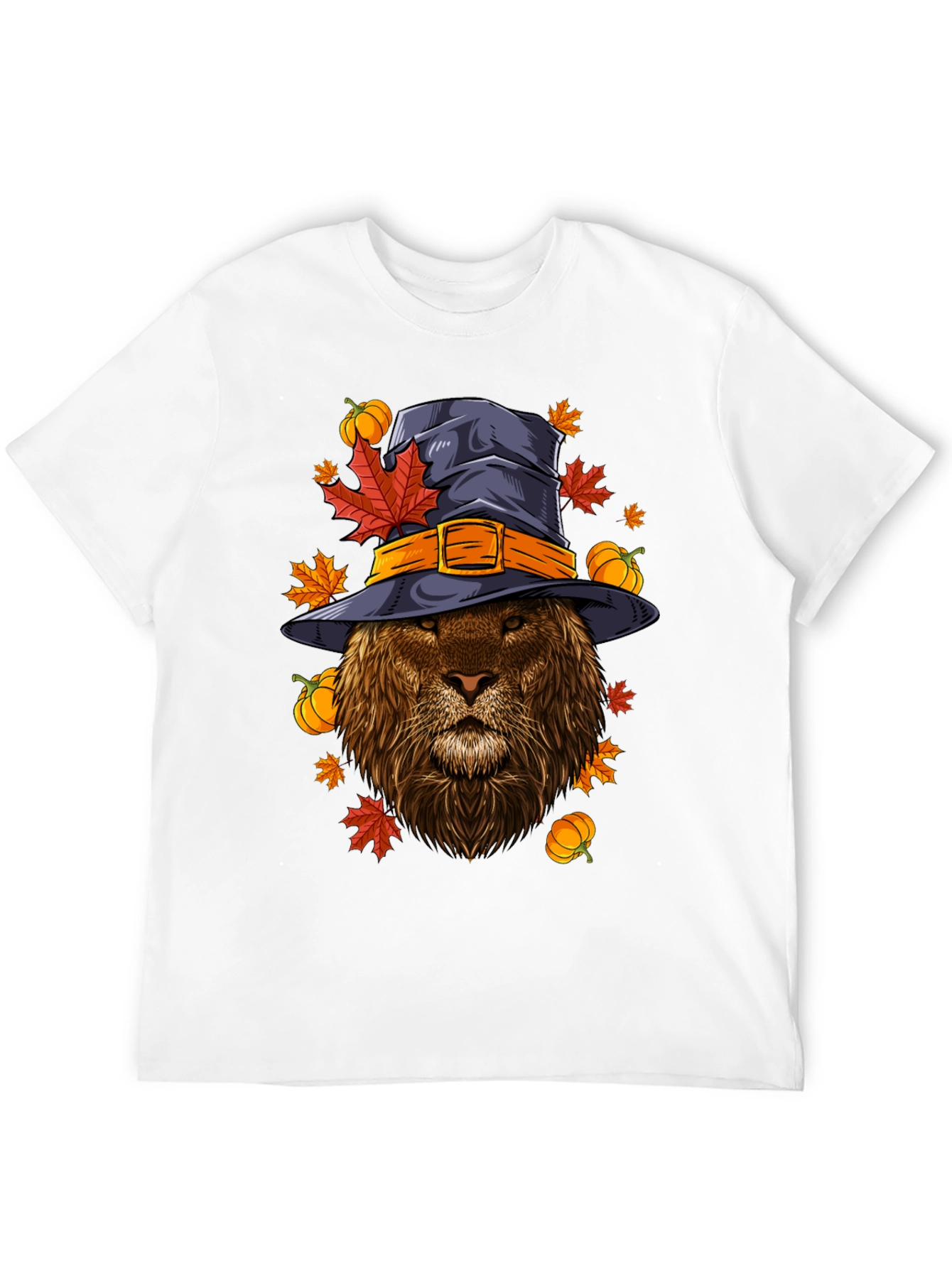 Lion Witch Hat T-Shirt - Autumn Style
