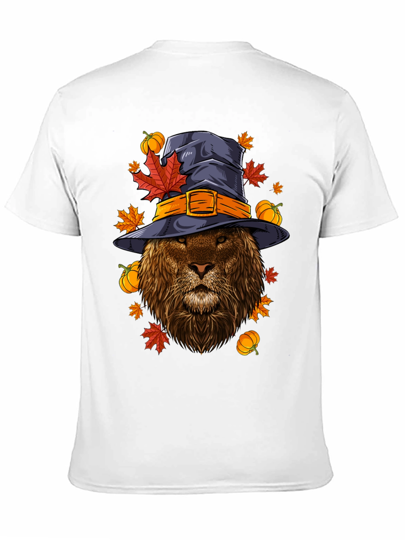 Lion Witch Hat T-Shirt - Autumn Style