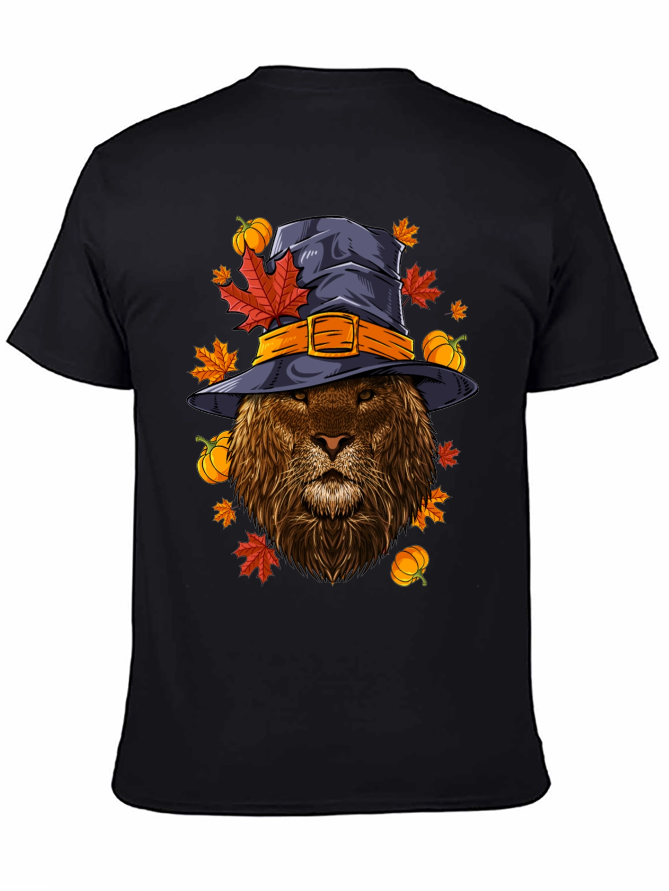 Lion Witch Hat T-Shirt - Autumn Style