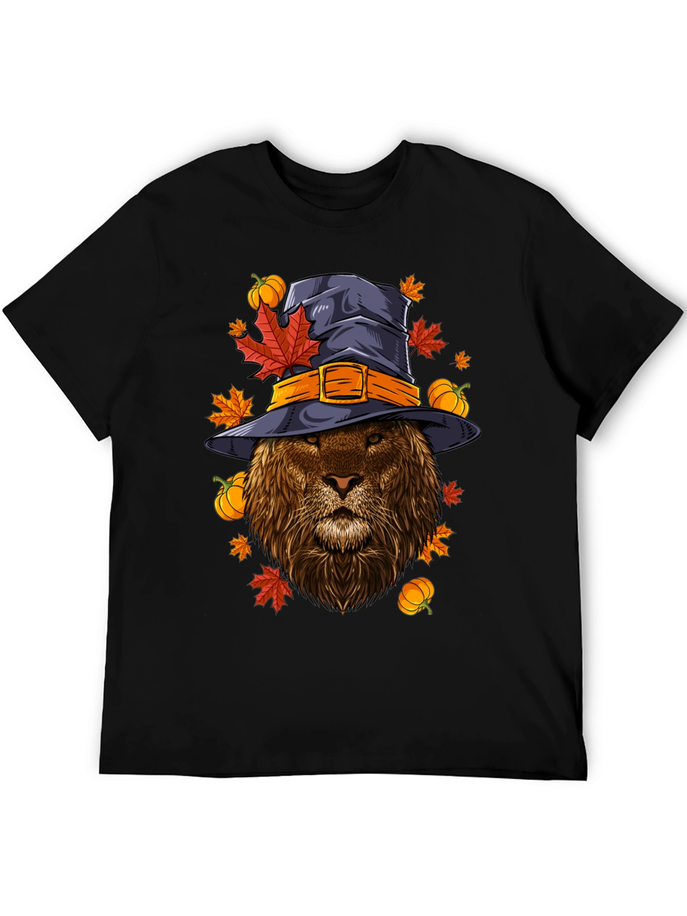 Lion Witch Hat T-Shirt - Autumn Style