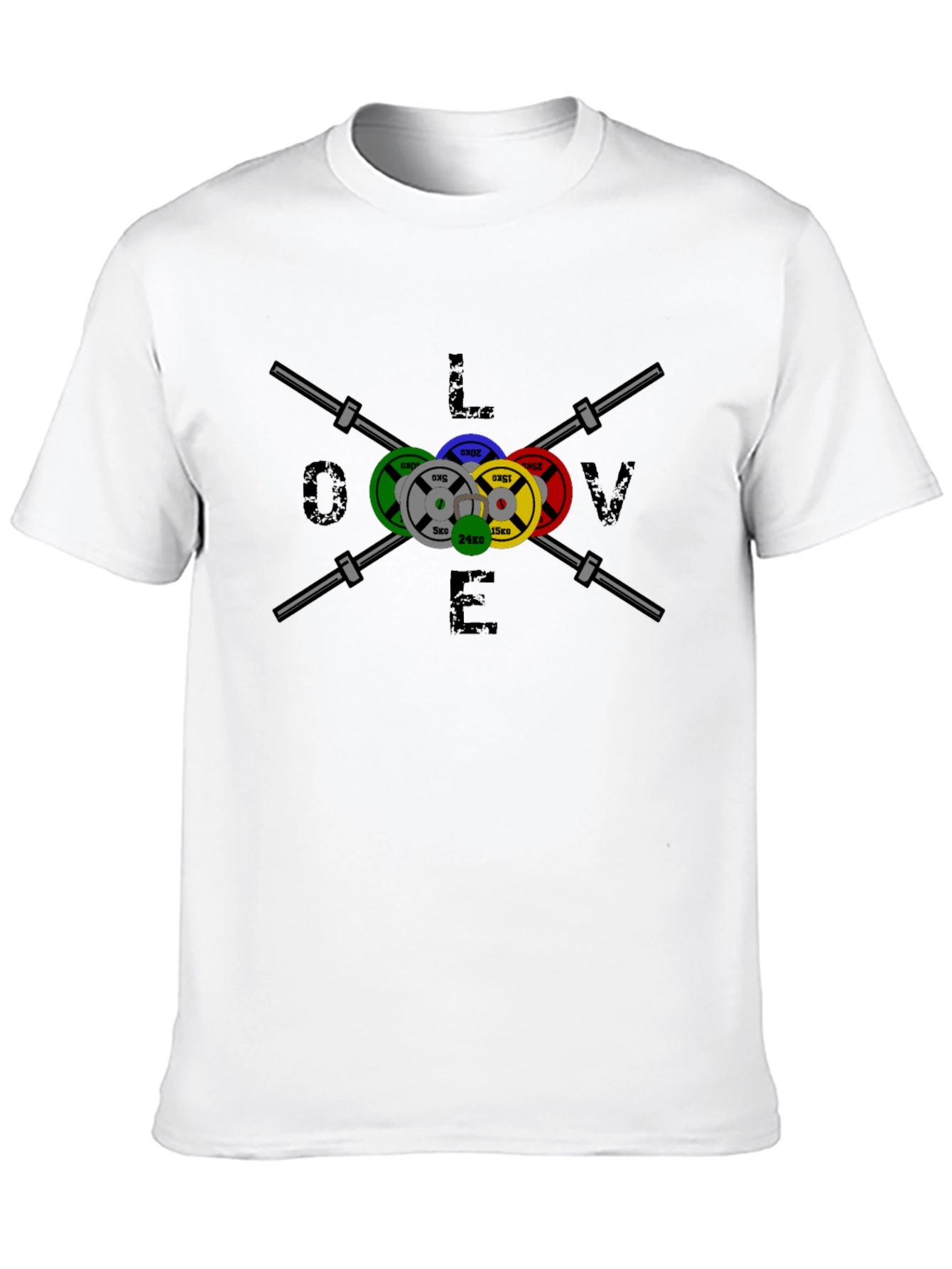 Weightlifting Love T-Shirt - Gym Workout Tee