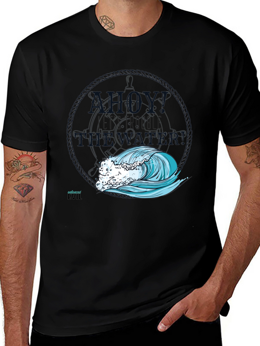 Nautical Wave Graphic T-Shirt