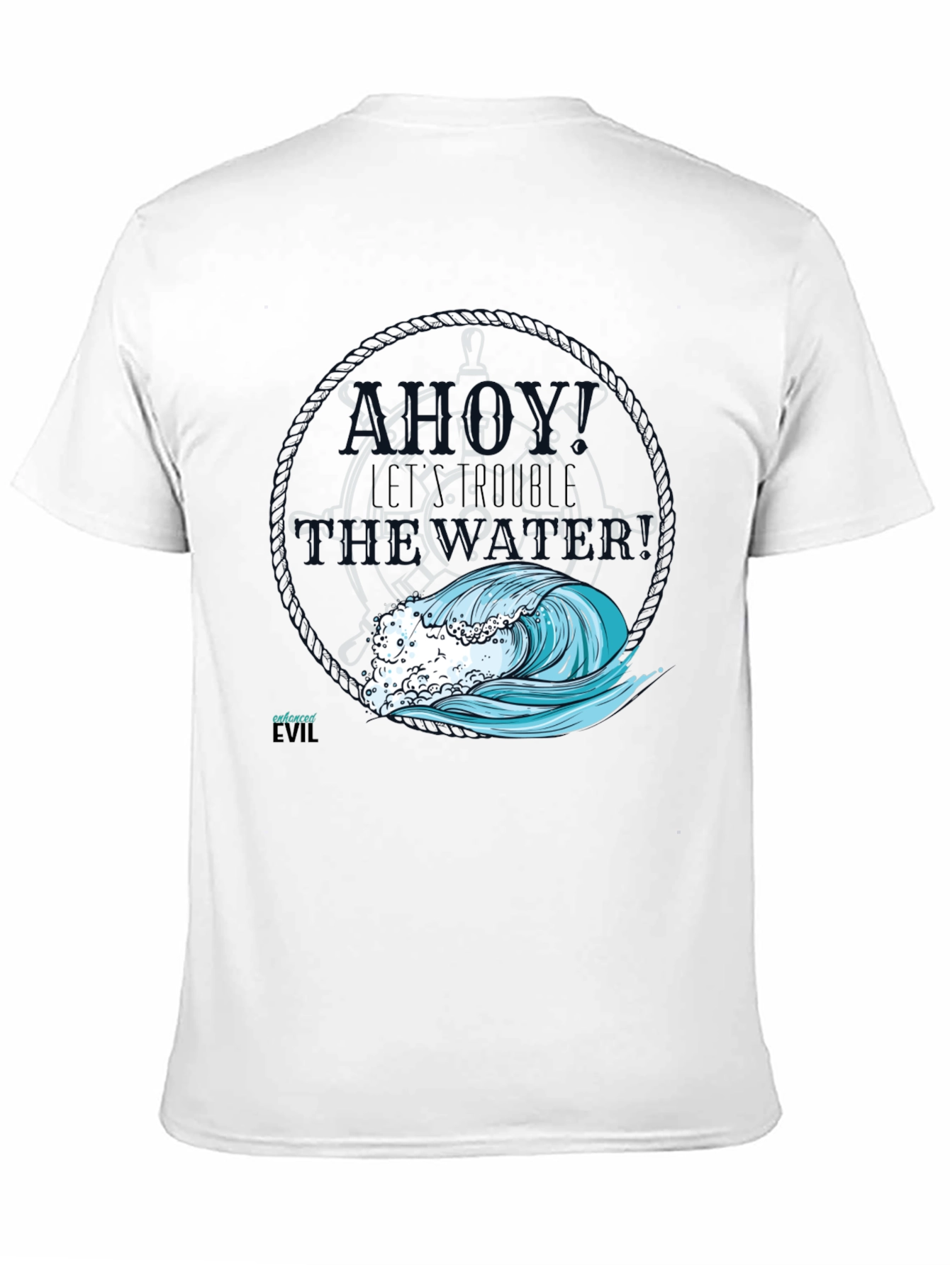 Nautical Wave Graphic T-Shirt
