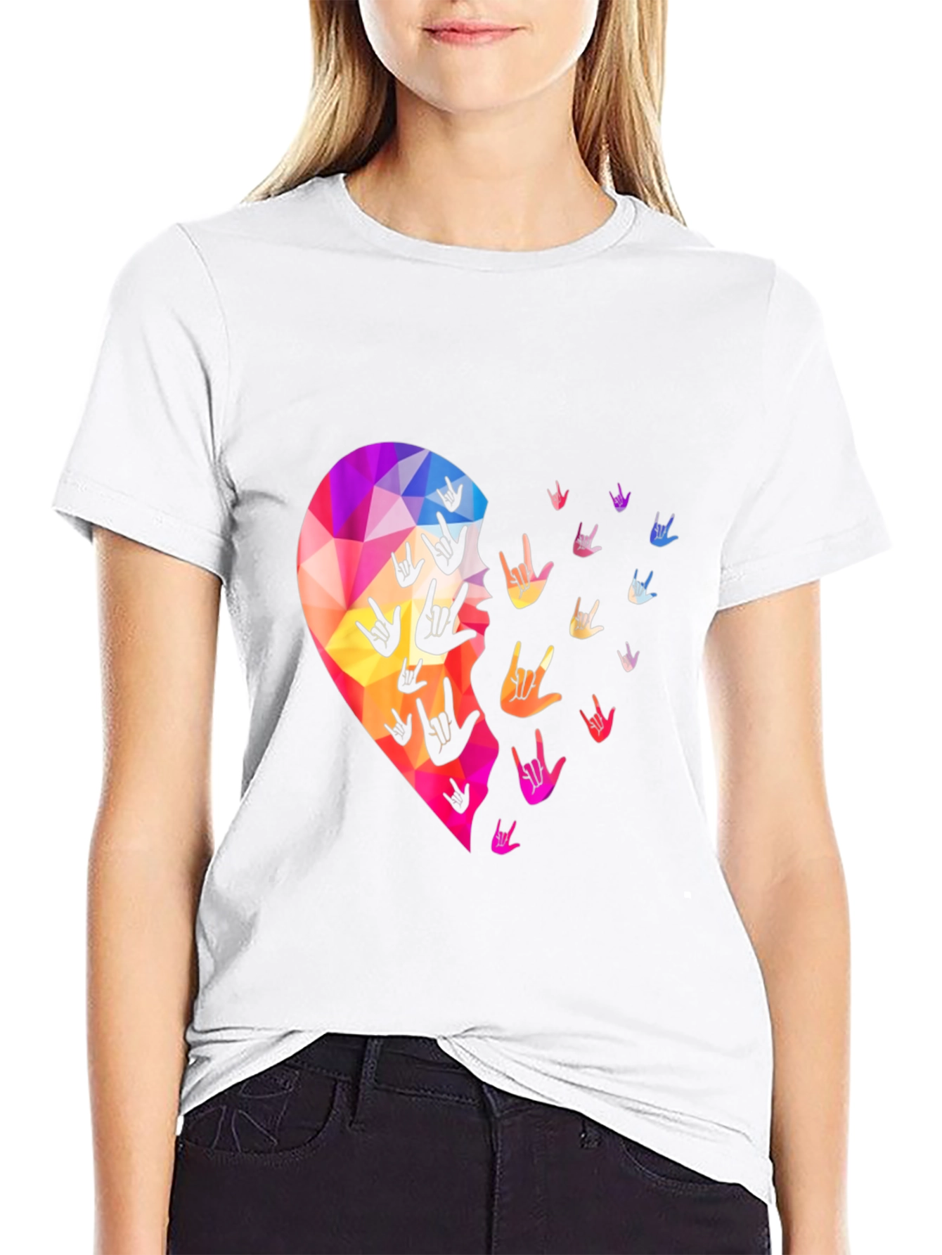 Love Sign Language Heart T-Shirt