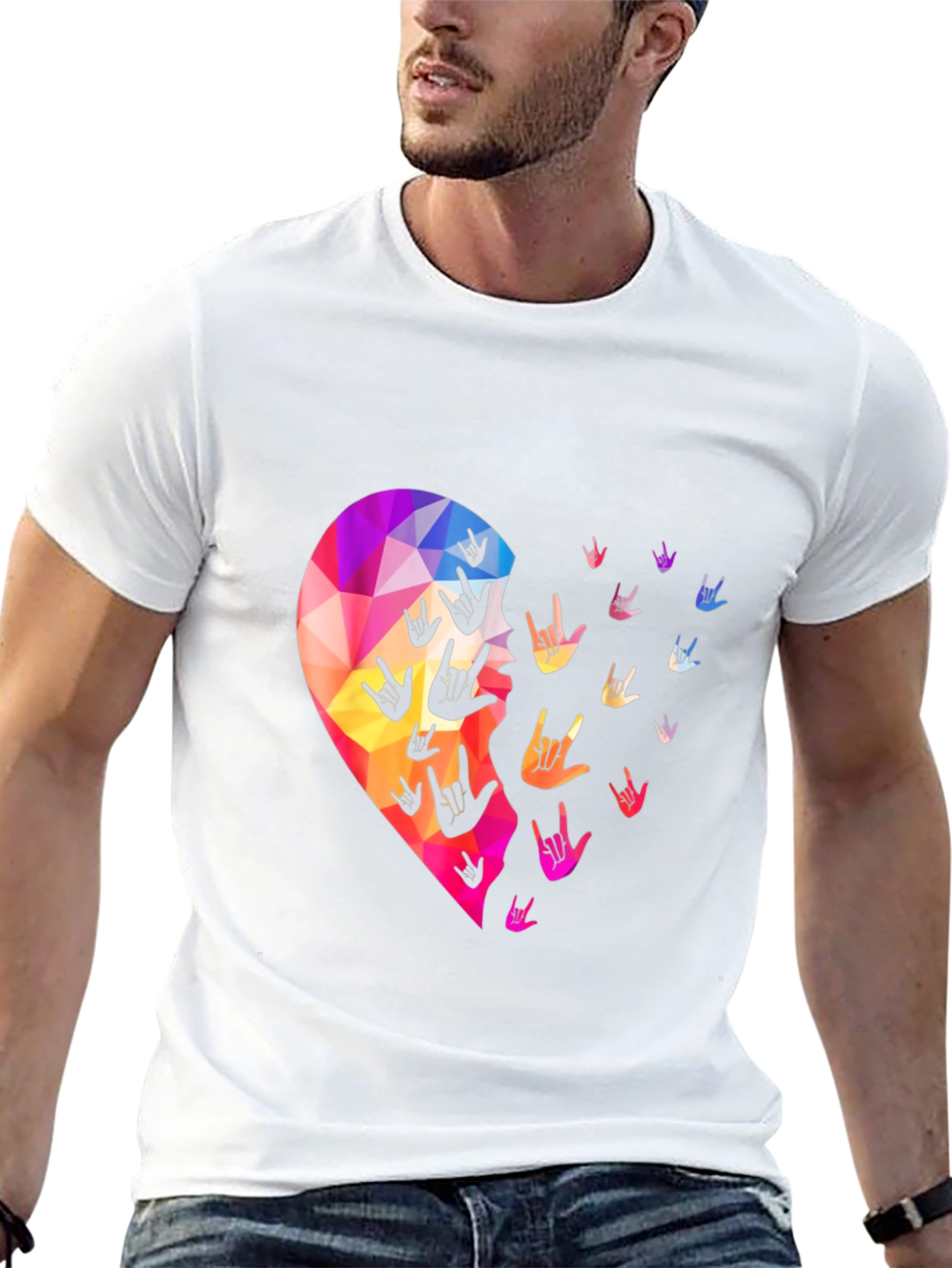 Love Sign Language Heart T-Shirt