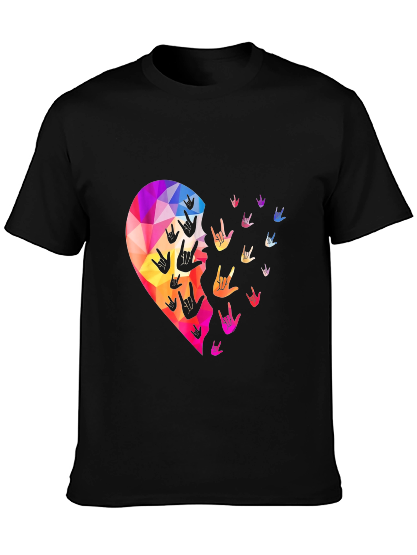 Love Sign Language Heart T-Shirt