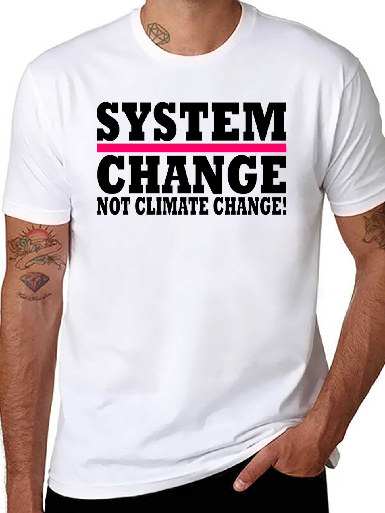 System Change T-Shirt - Climate Activism Tee