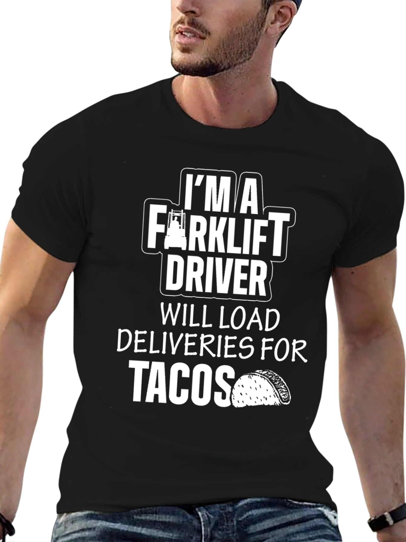 Forklift Driver Tacos Graphic Tee