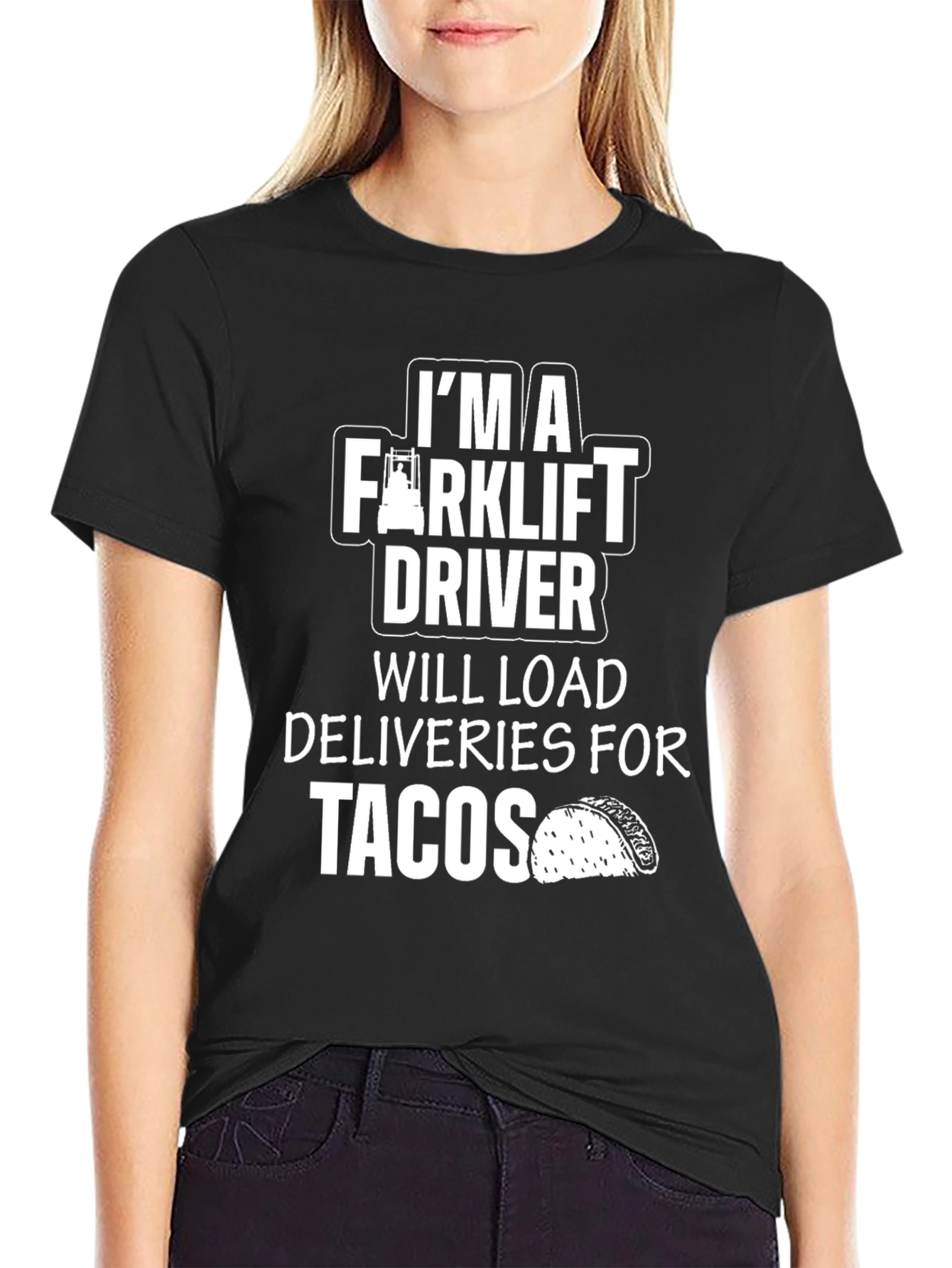 Forklift Driver Tacos Graphic Tee