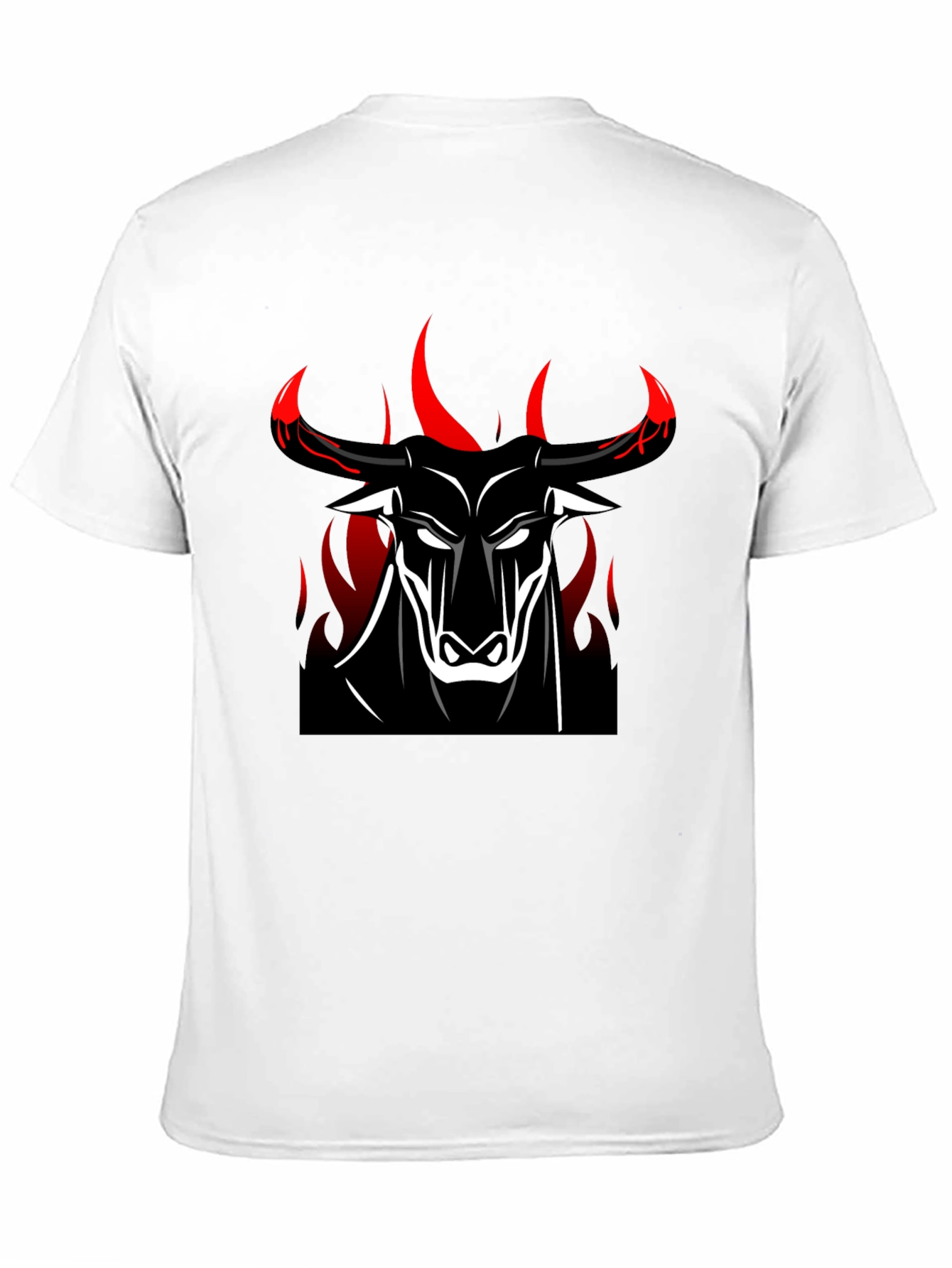 Bold Bull Graphic Tee - Black
