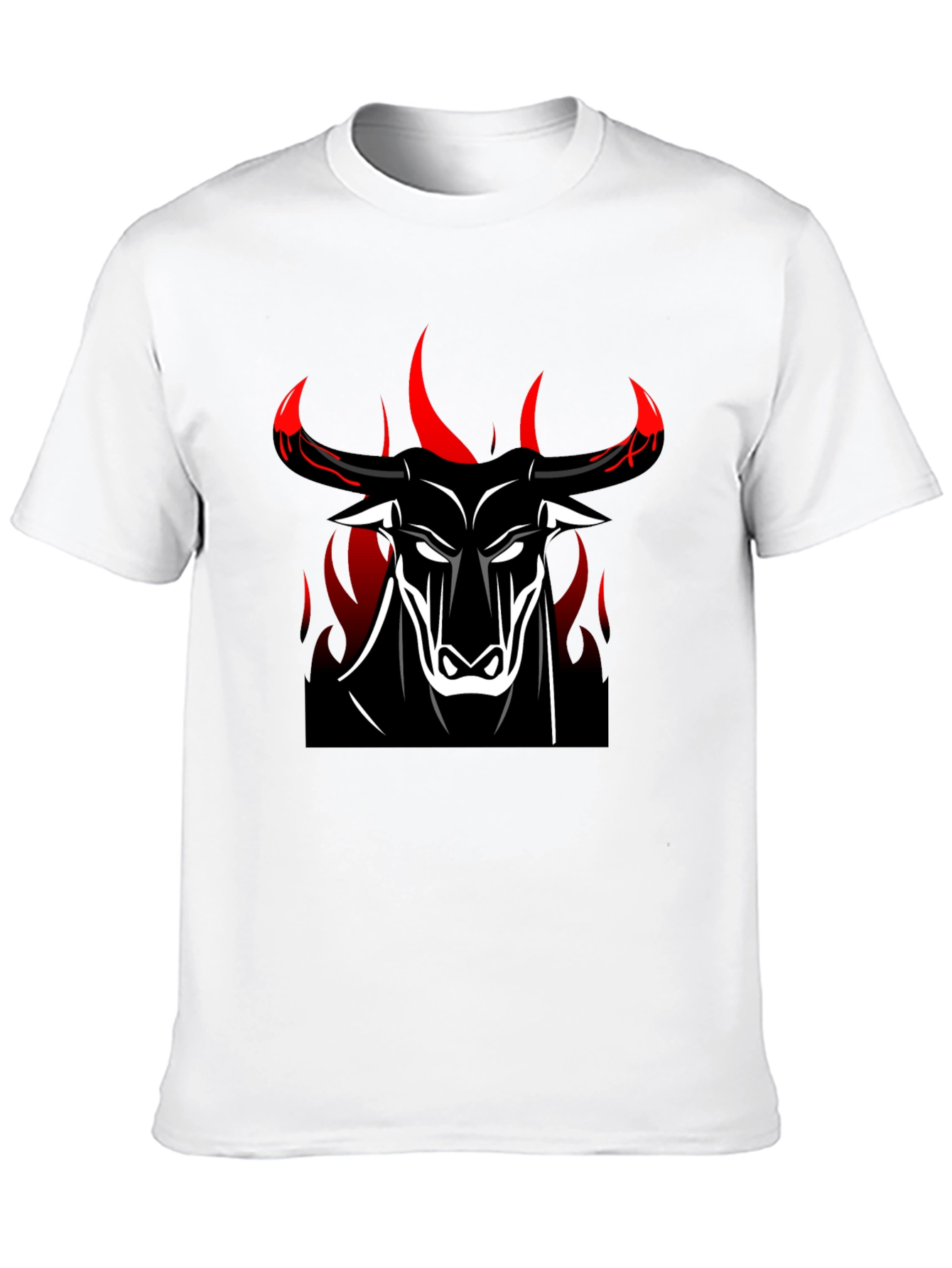 Bold Bull Graphic Tee - Black