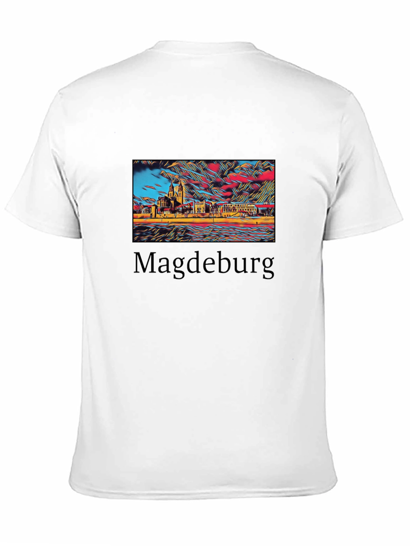 Magdeburg Skyline Graphic T-Shirt