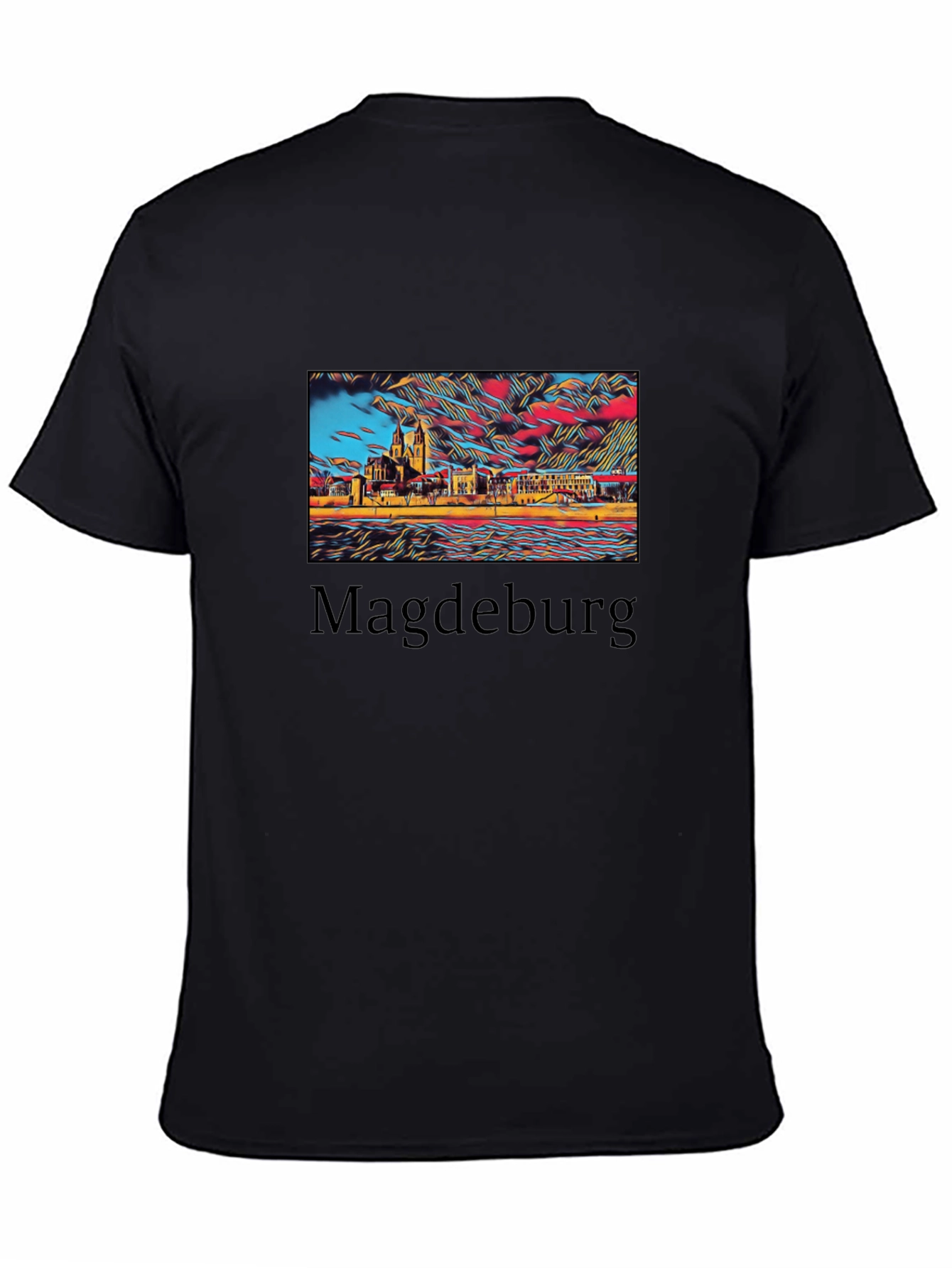 Magdeburg Skyline Graphic T-Shirt