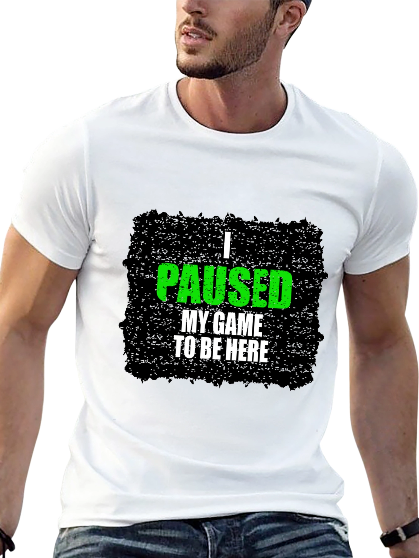 Gamer Tee: I Paused My Game to Be Here