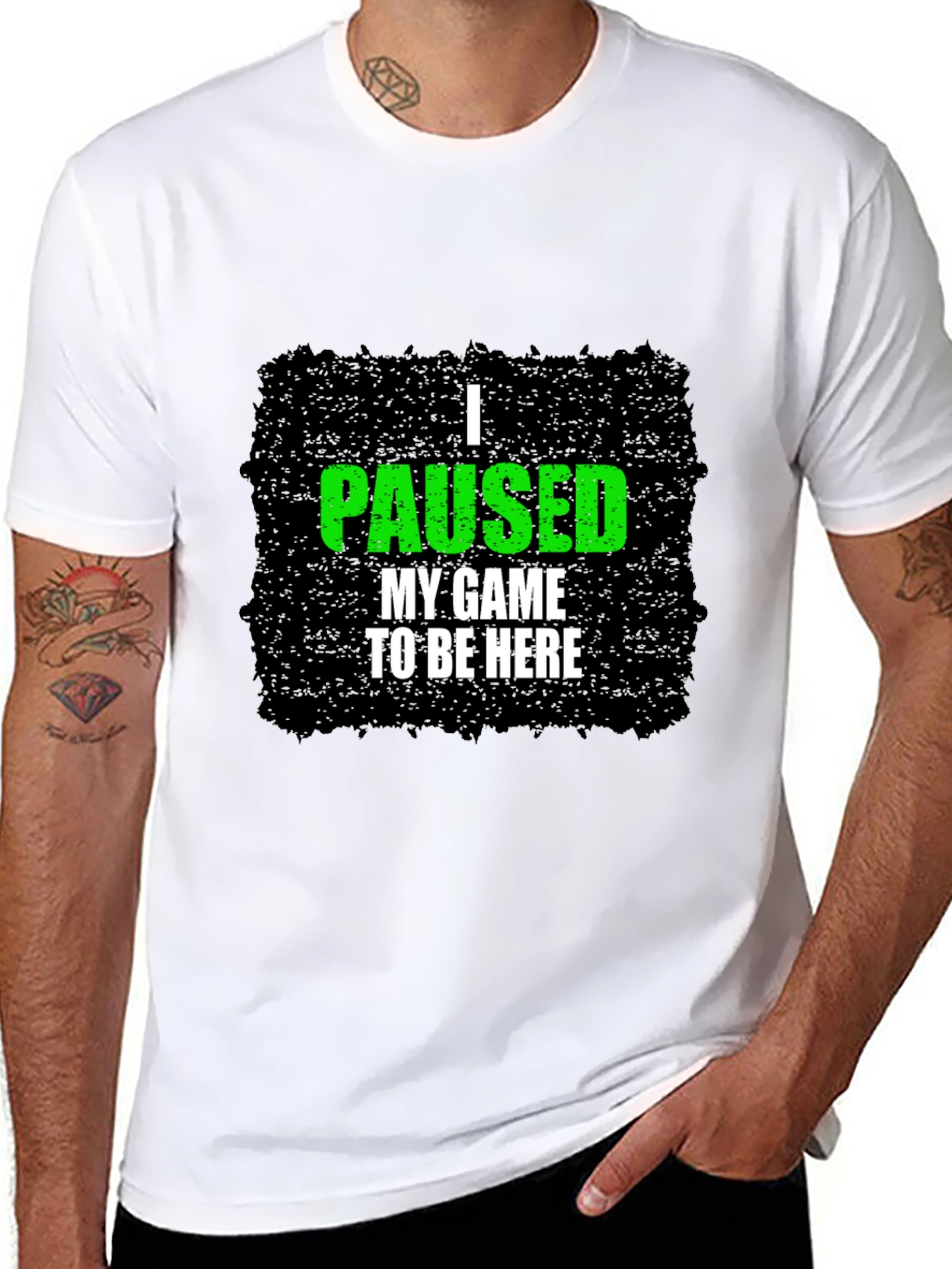 Gamer Tee: I Paused My Game to Be Here