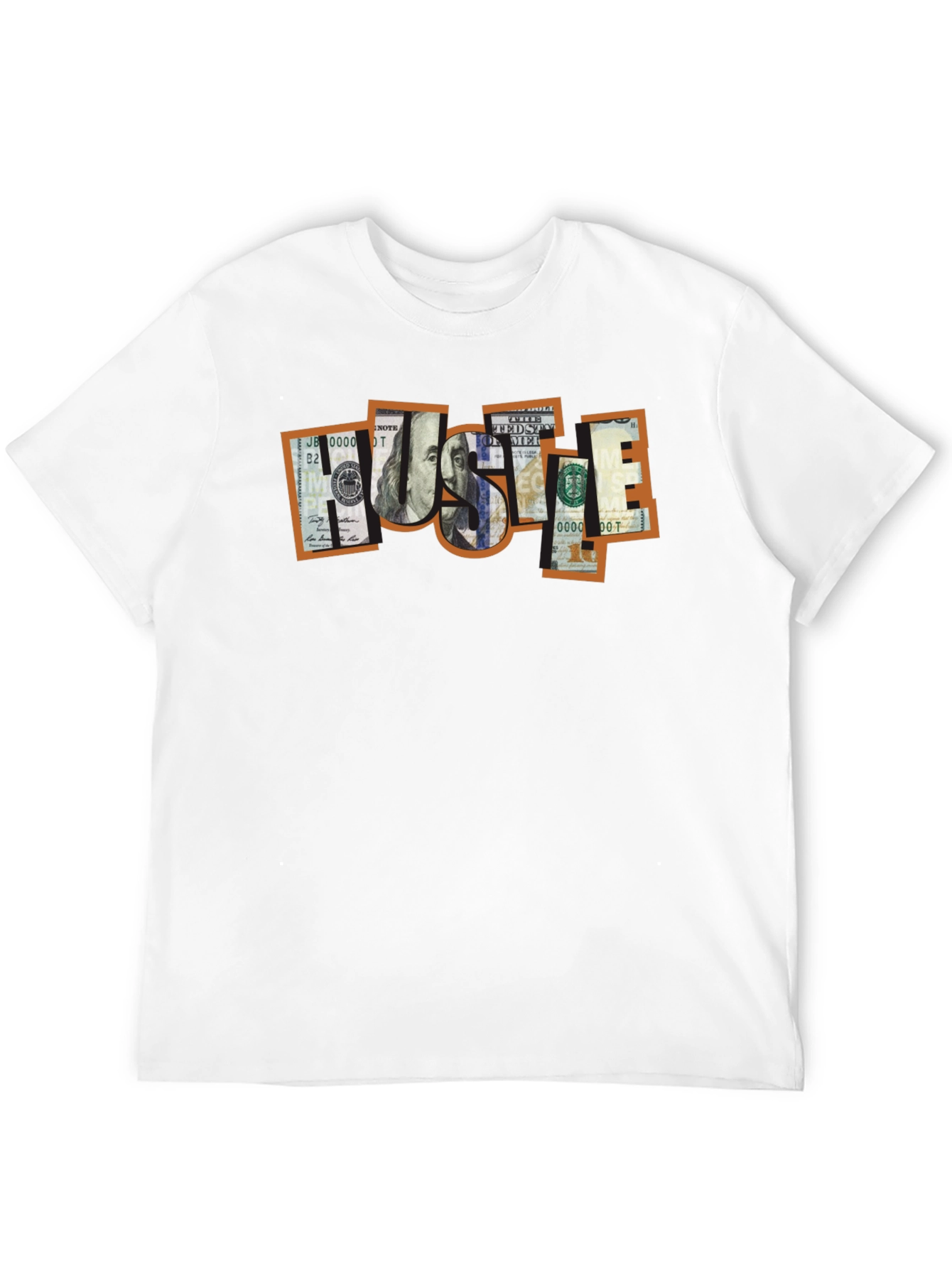 Hustle Tee - Money Design Black T-Shirt