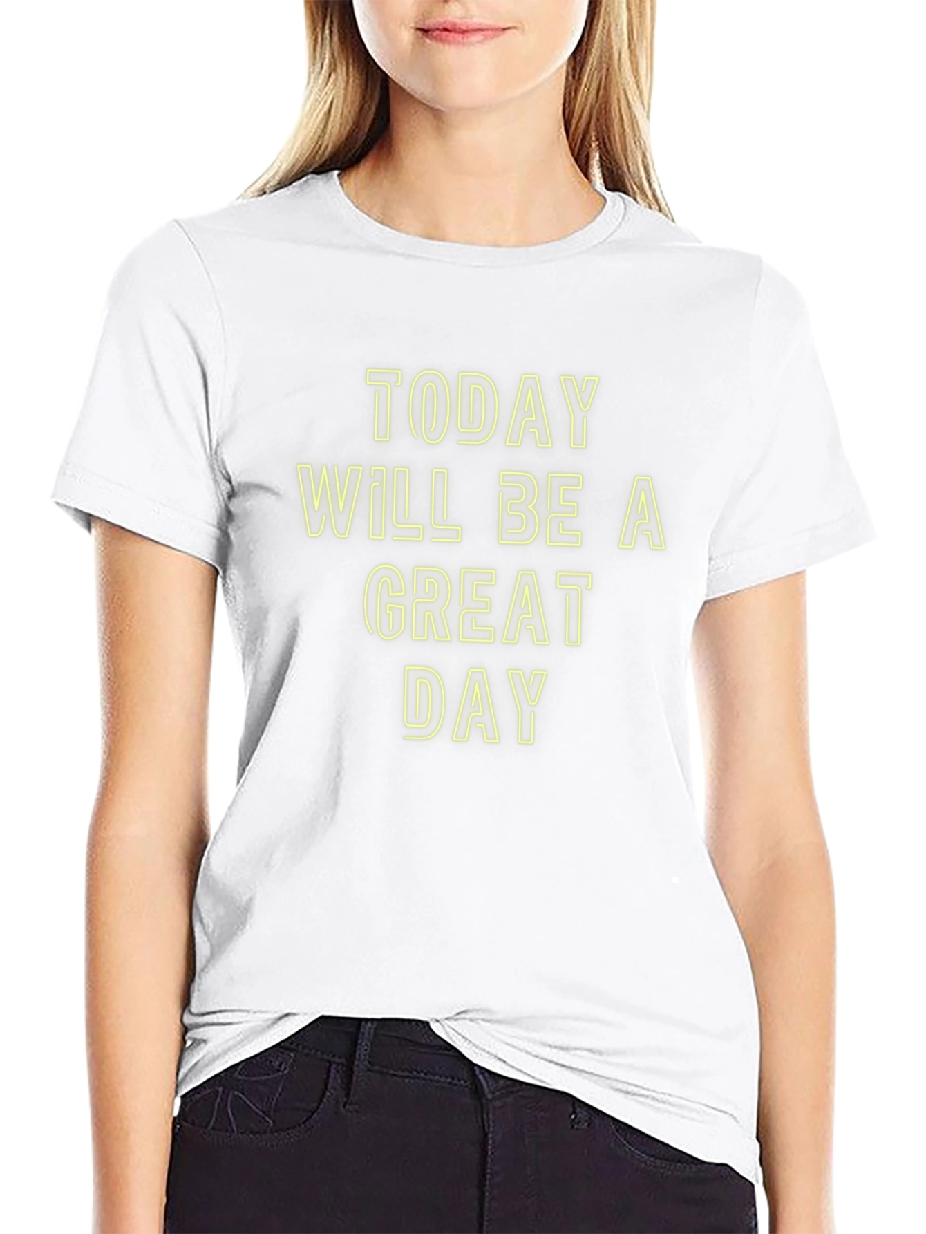 Inspirational Graphic Tee: Today Will Be a Great Day