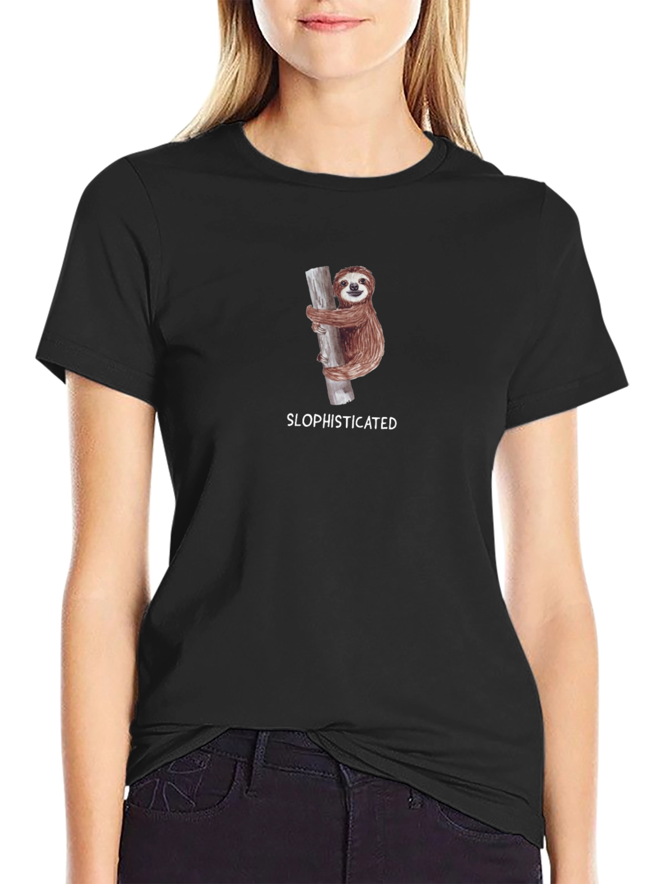 Sloth Slophisticated T-Shirt - Funny Animal Tee