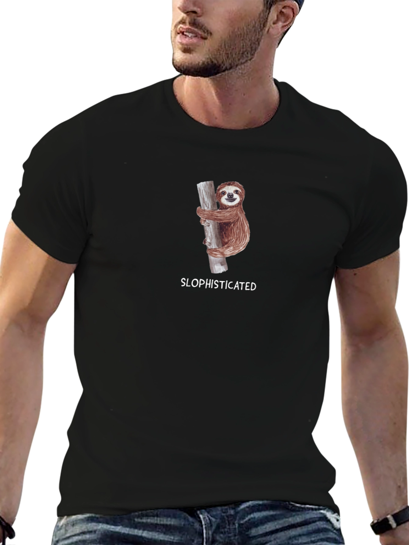 Sloth Slophisticated T-Shirt - Funny Animal Tee