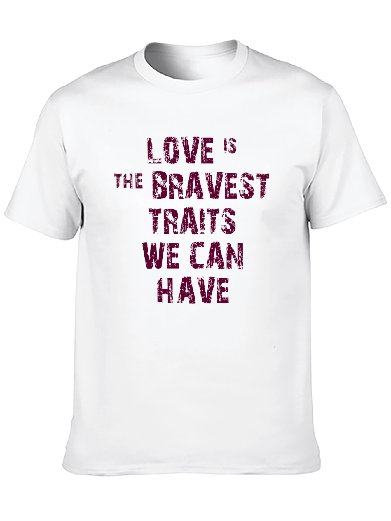 Love is the Bravest T-Shirt - Black Graphic Tee