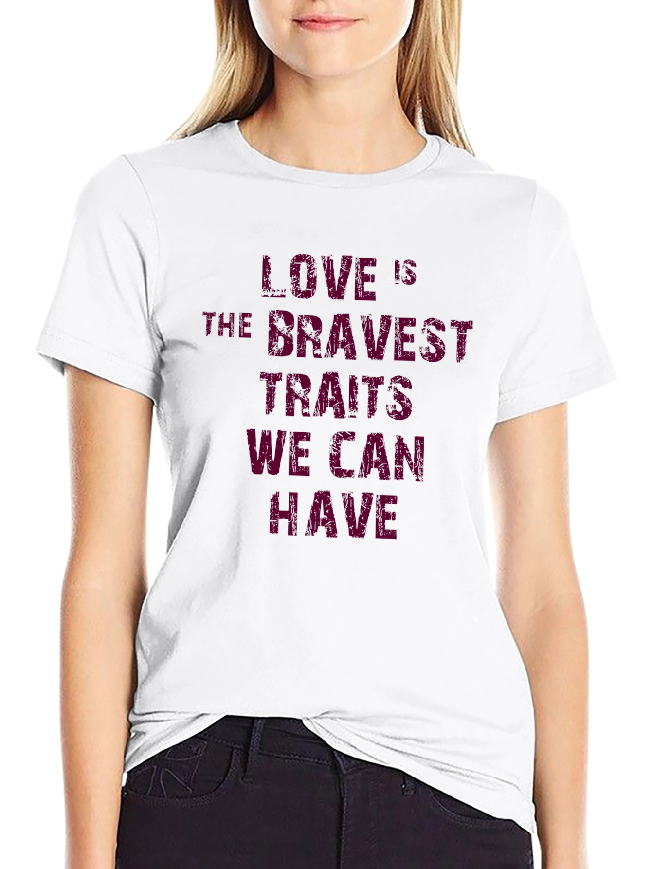 Love is the Bravest T-Shirt - Black Graphic Tee