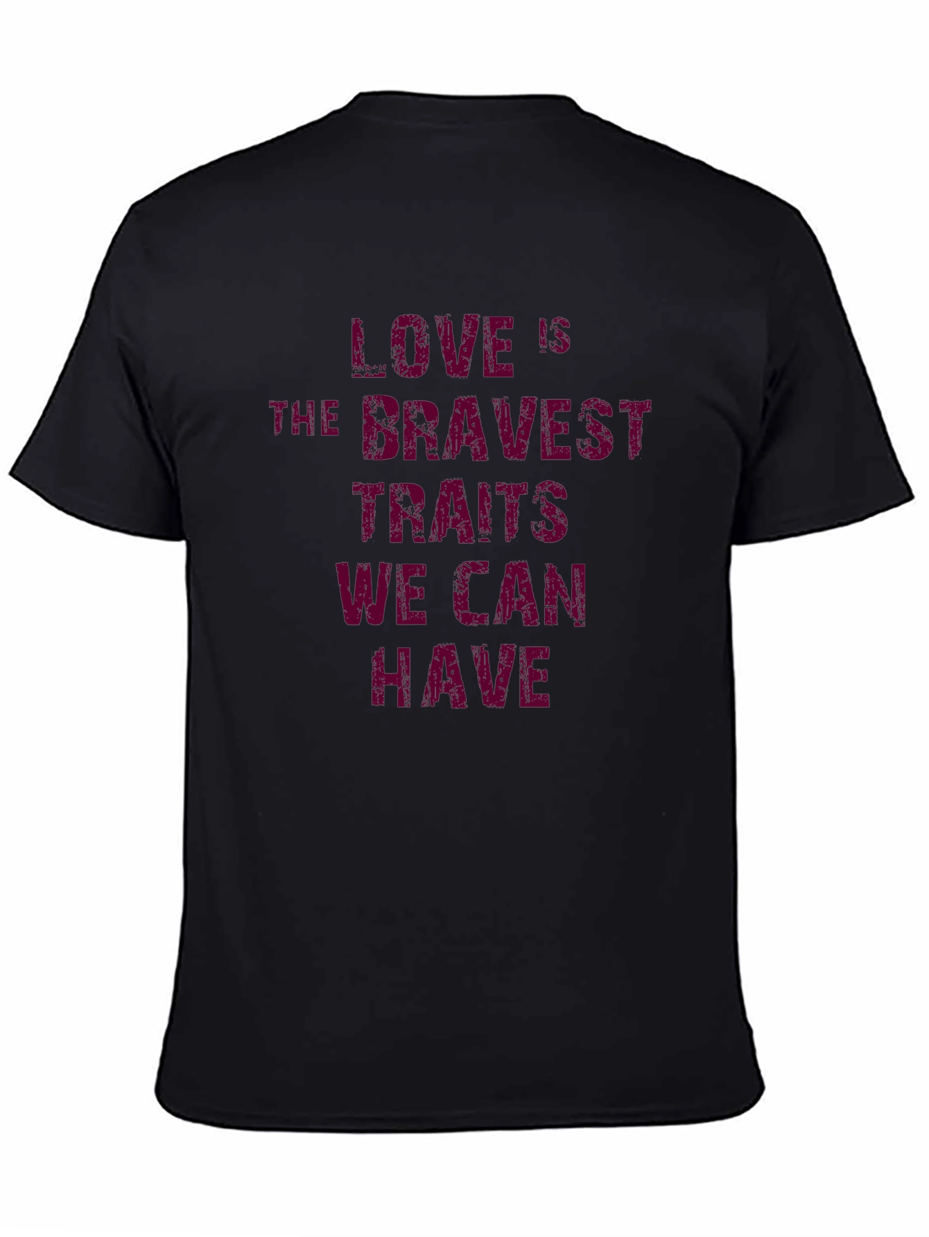 Love is the Bravest T-Shirt - Black Graphic Tee