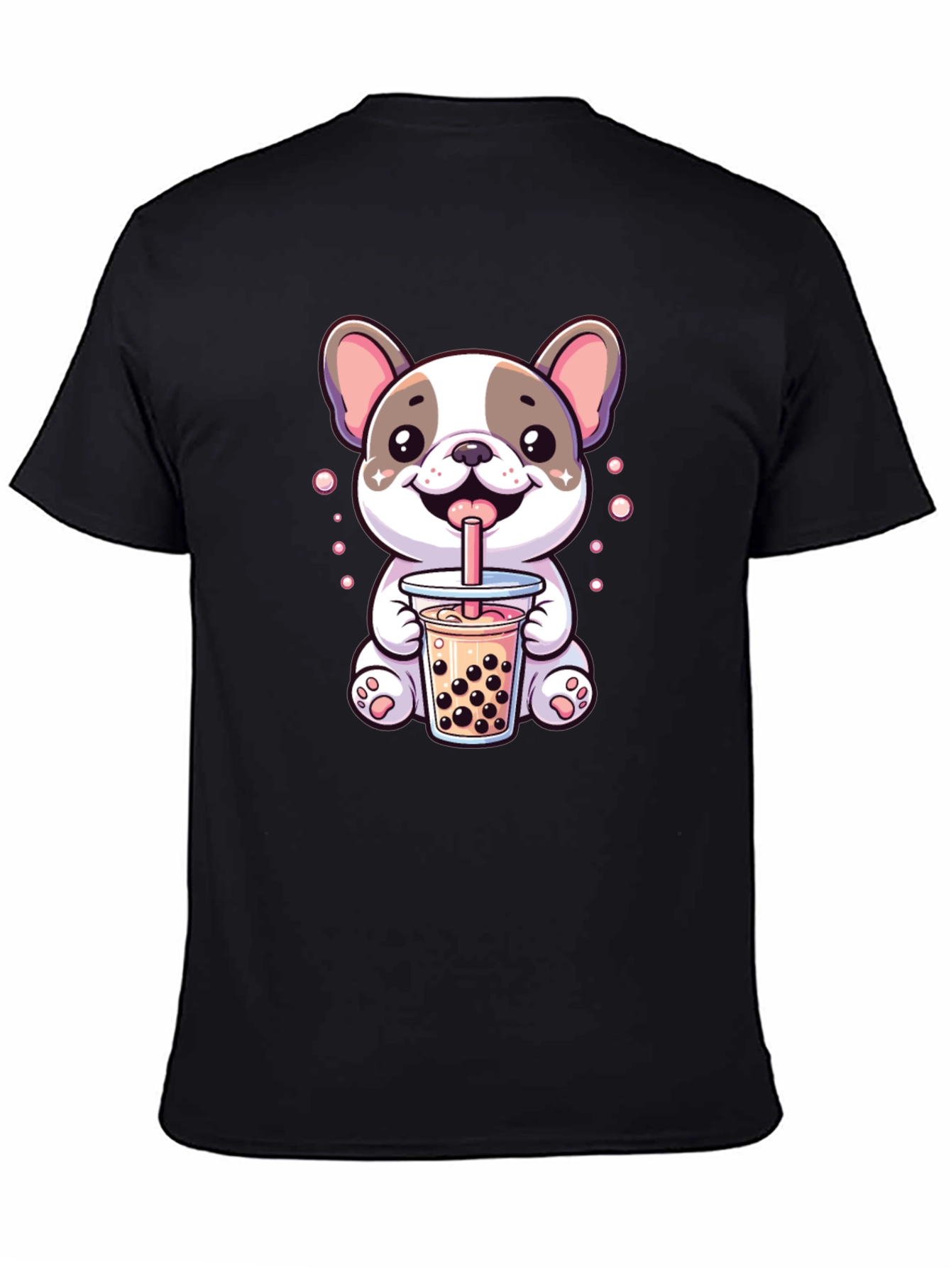 Cute Dog Bubble Tea Graphic Tee