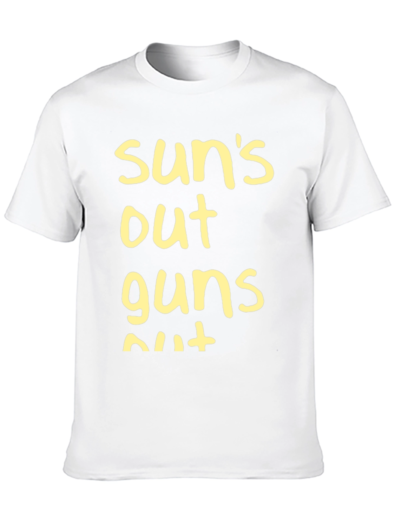 Suns Out Guns Out T-Shirt - Black