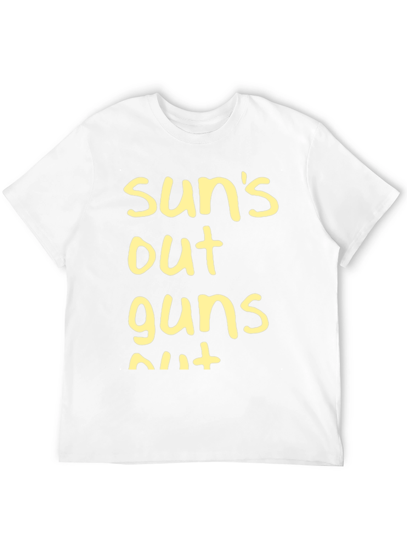 Suns Out Guns Out T-Shirt - Black