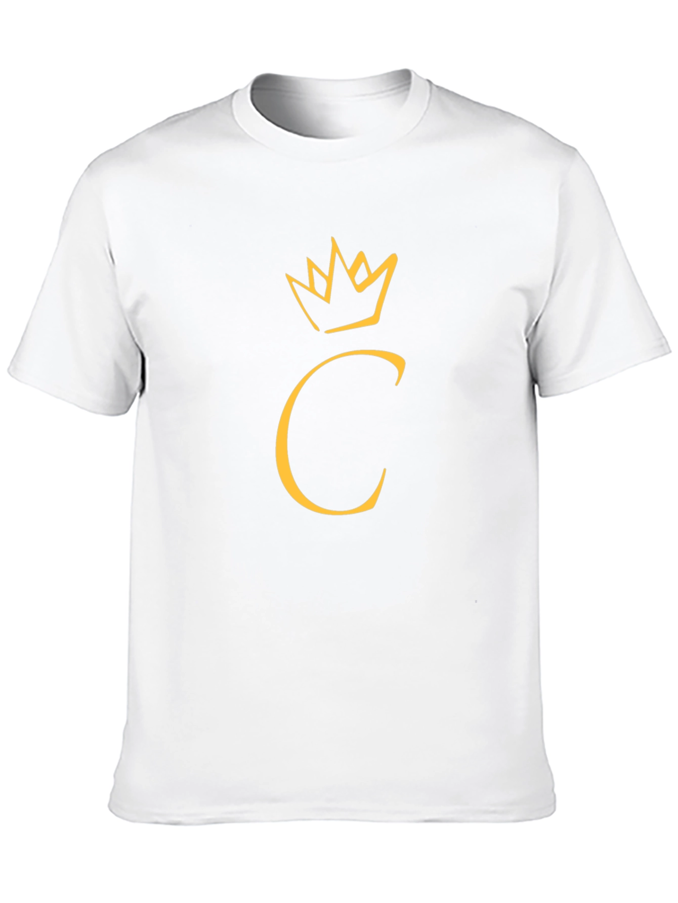 Crown Initial C Black T-Shirt