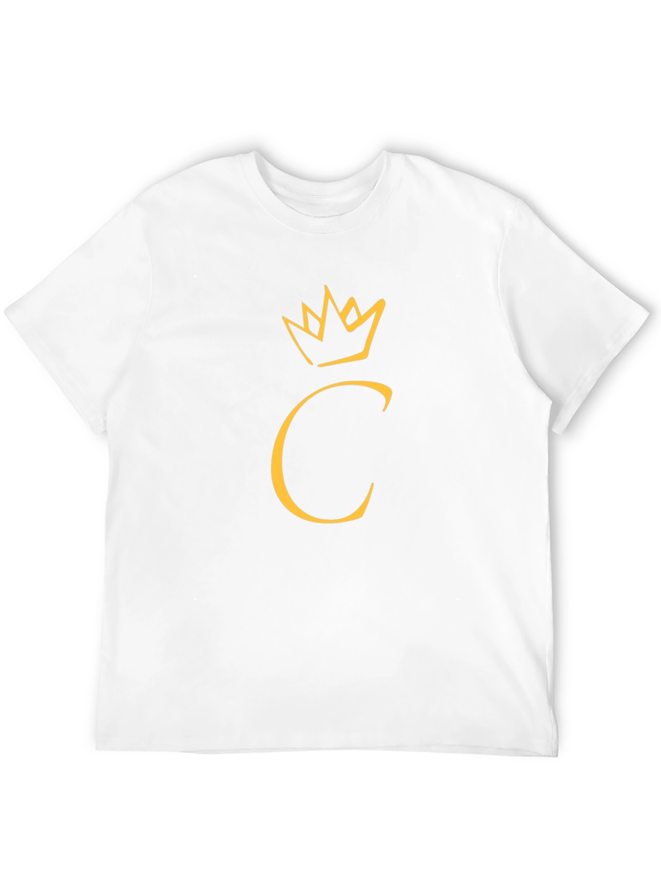 Crown Initial C Black T-Shirt