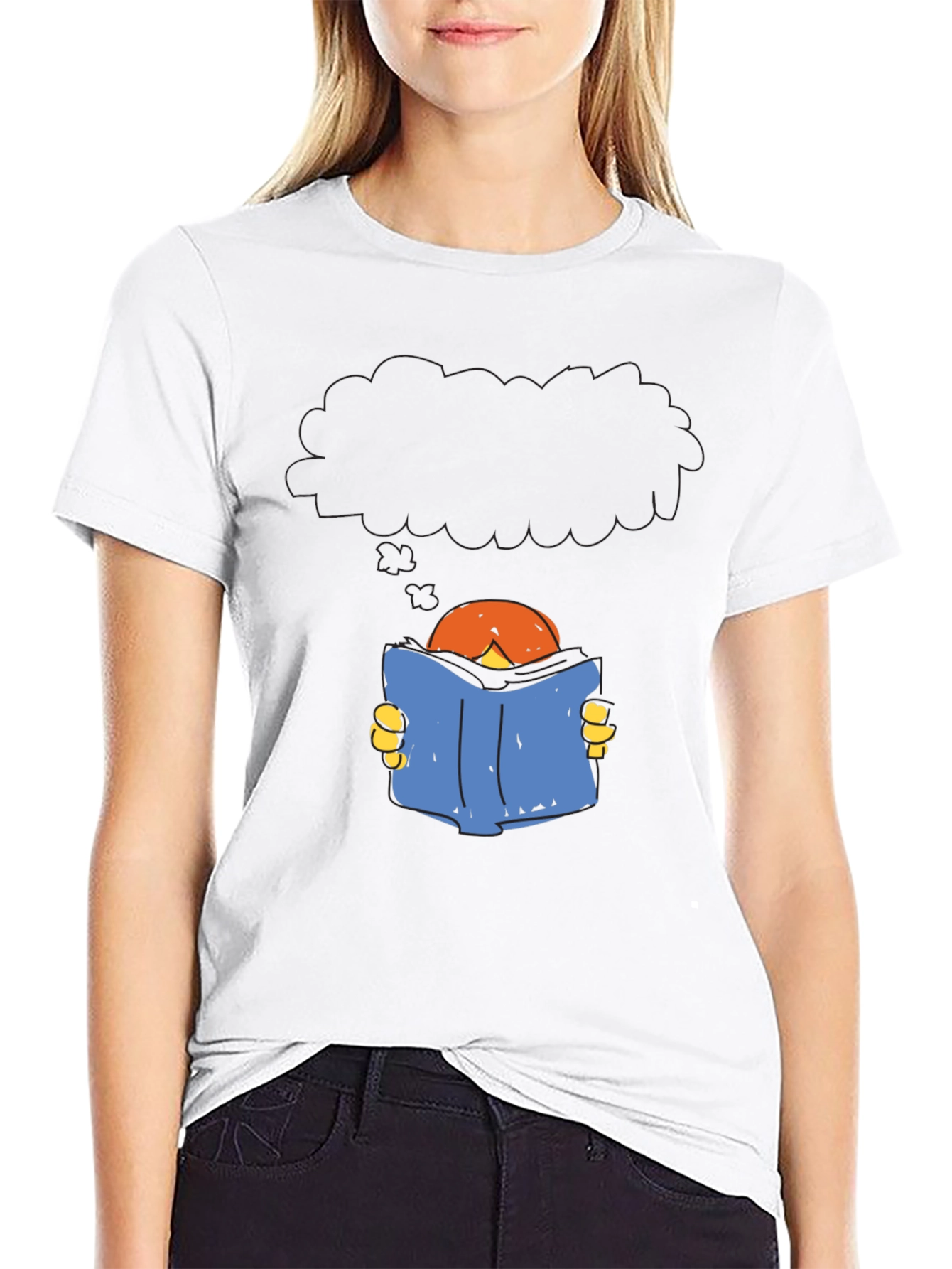 Bookworm Black T-Shirt