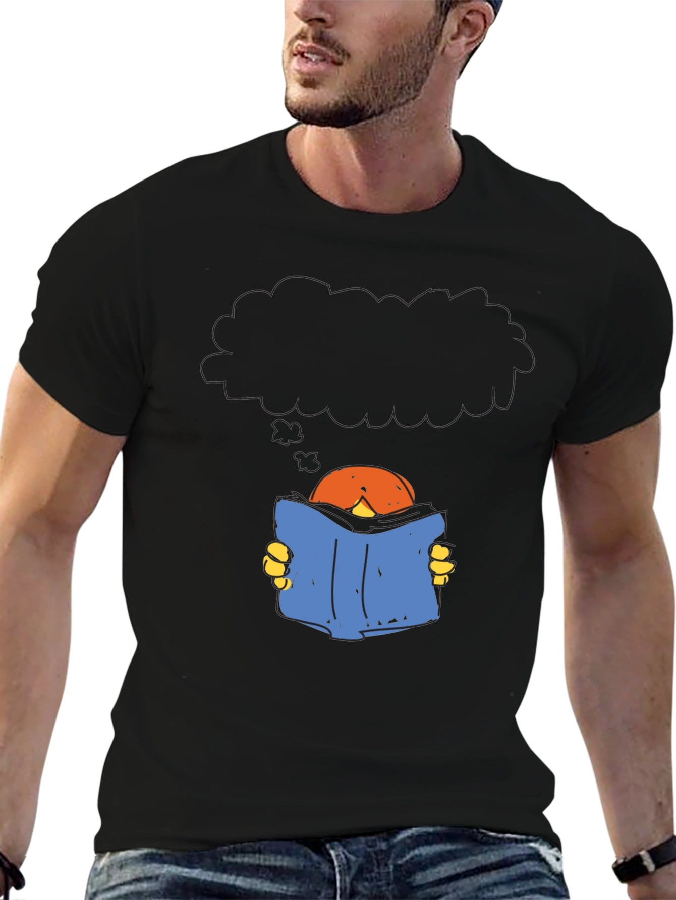 Bookworm Black T-Shirt