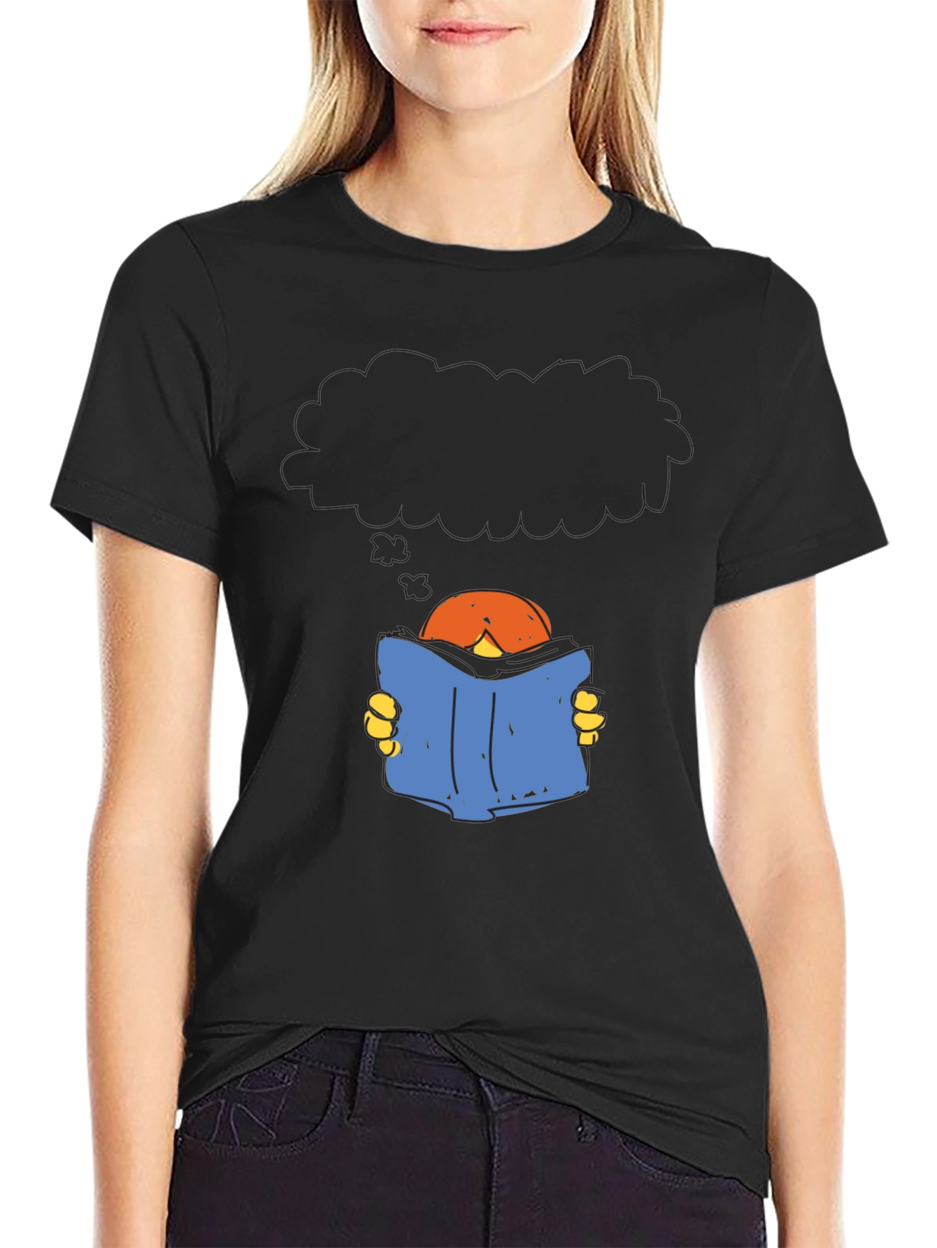 Bookworm Black T-Shirt