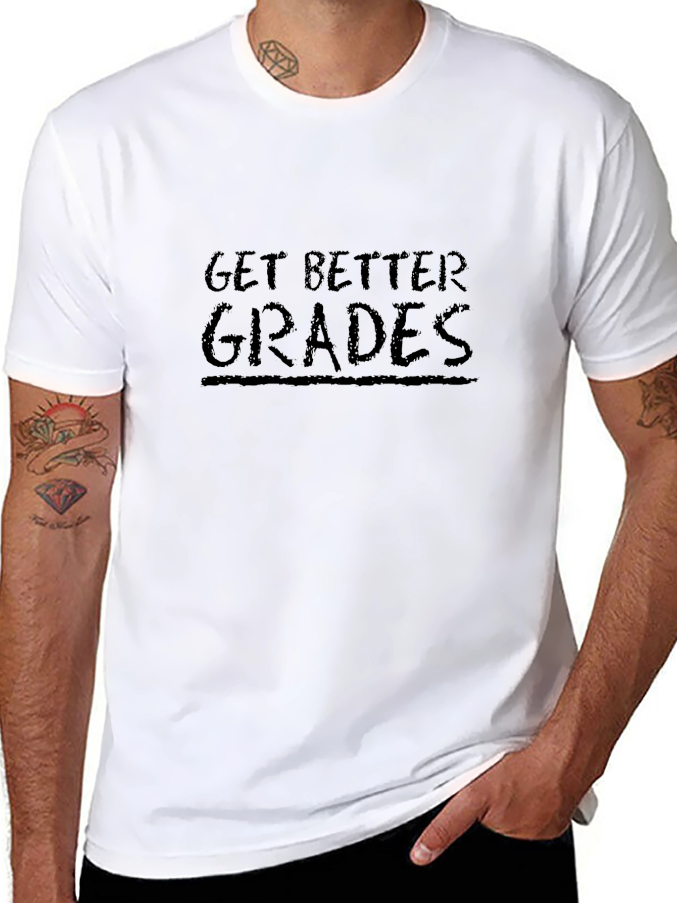 Get Better Grades Black T-Shirt