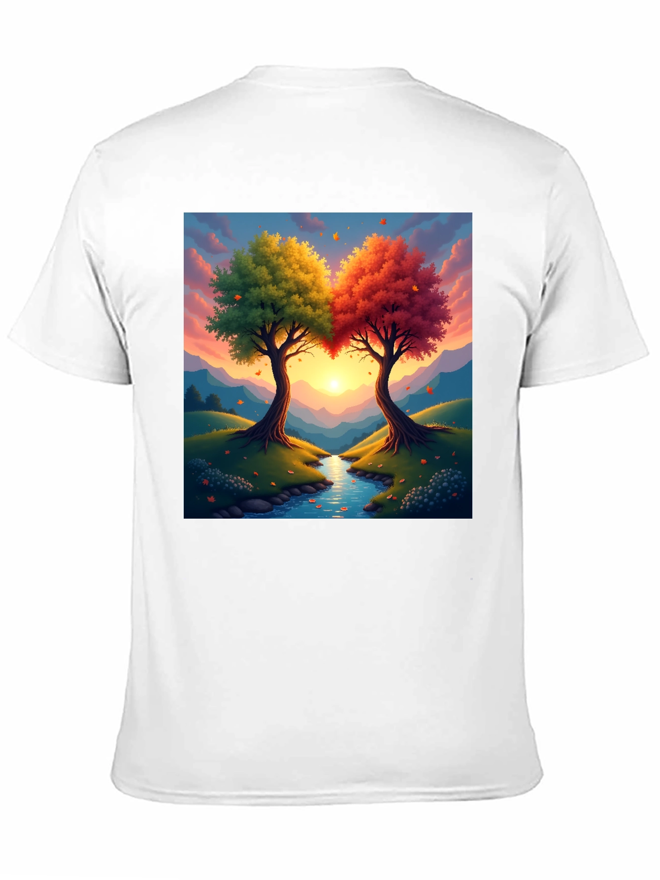 Natures Embrace T-Shirt: Two Trees One Heart