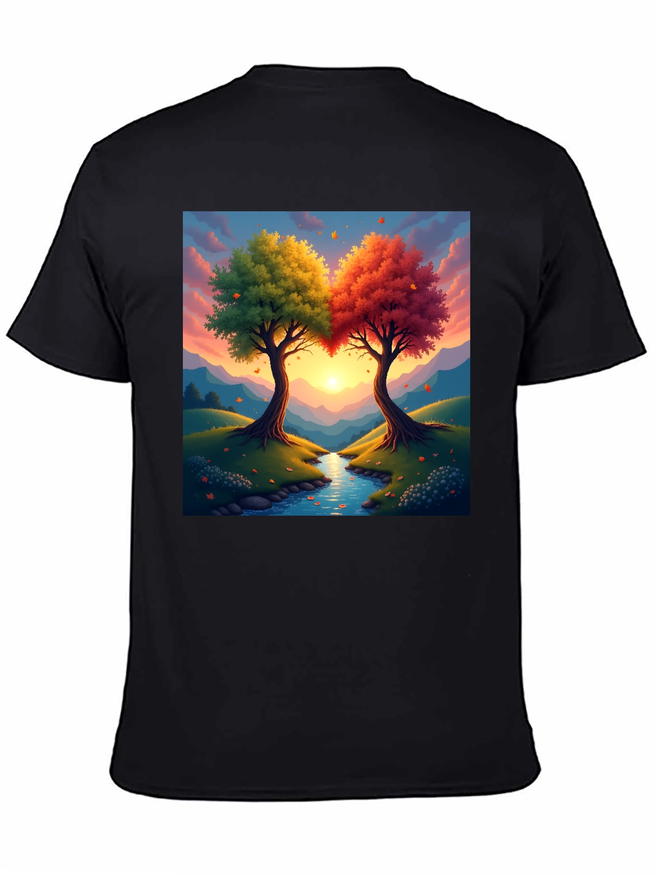 Natures Embrace T-Shirt: Two Trees One Heart