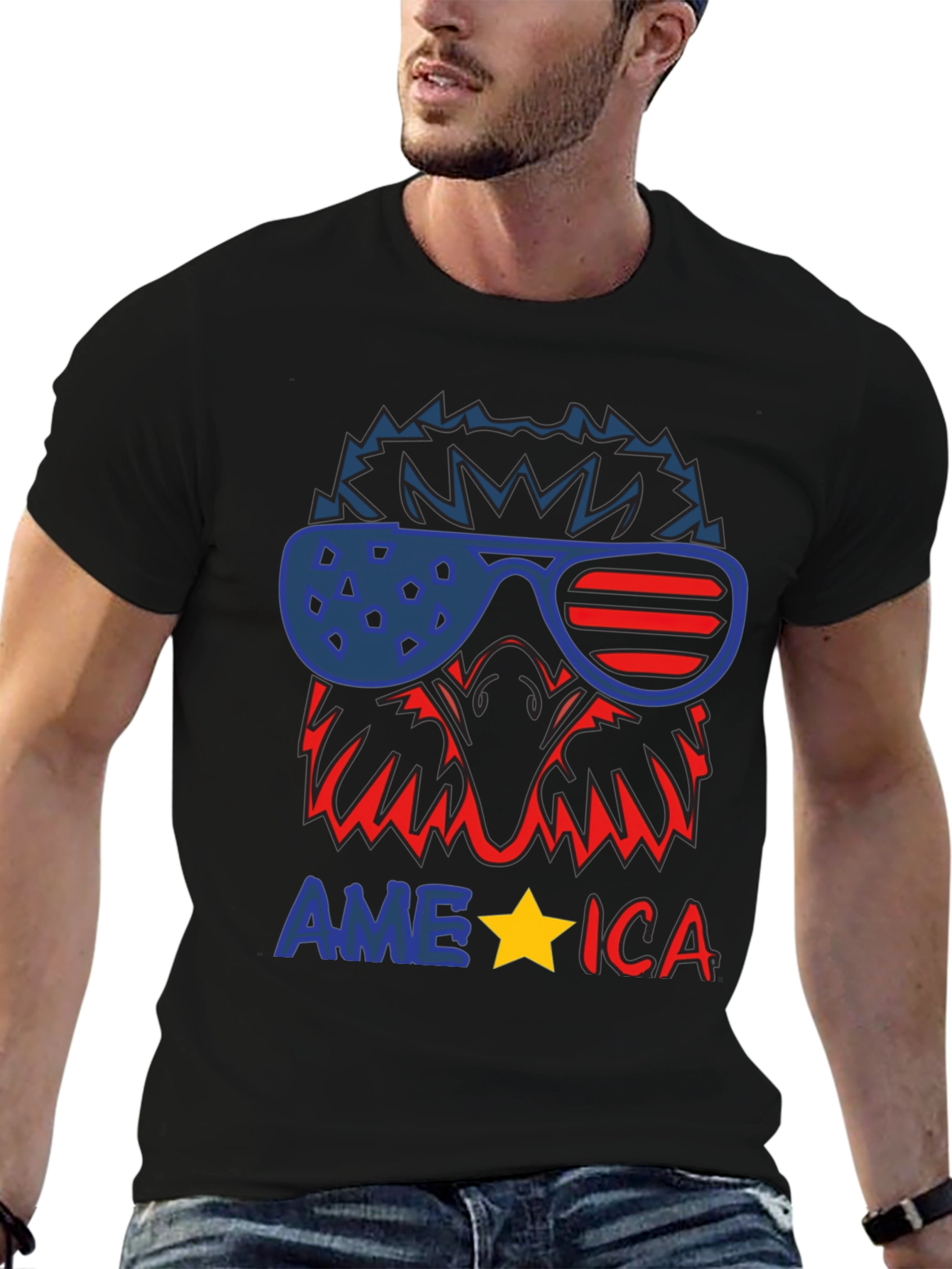 American Eagle T-Shirt - Patriotic USA Pride